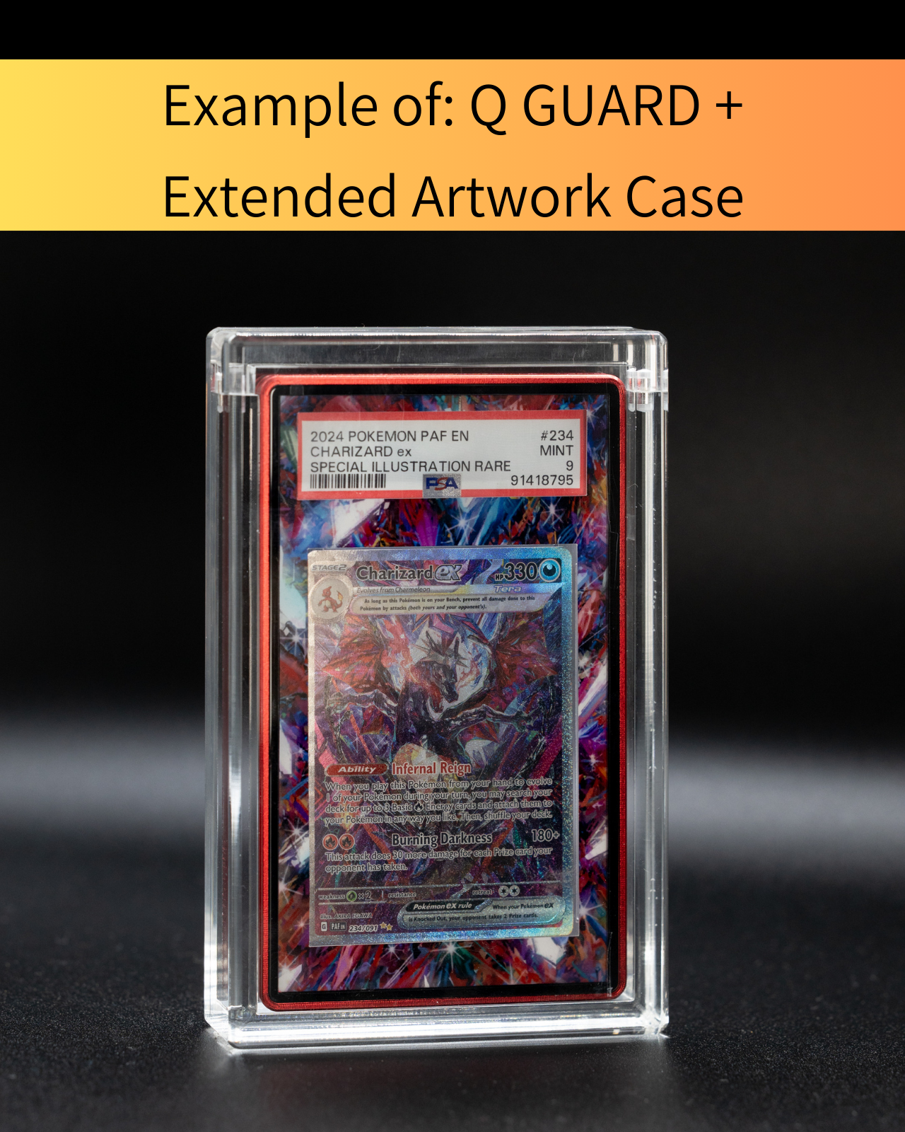 Q Guard + Metal Case (fits PSA CGC TAG & Art Guard)