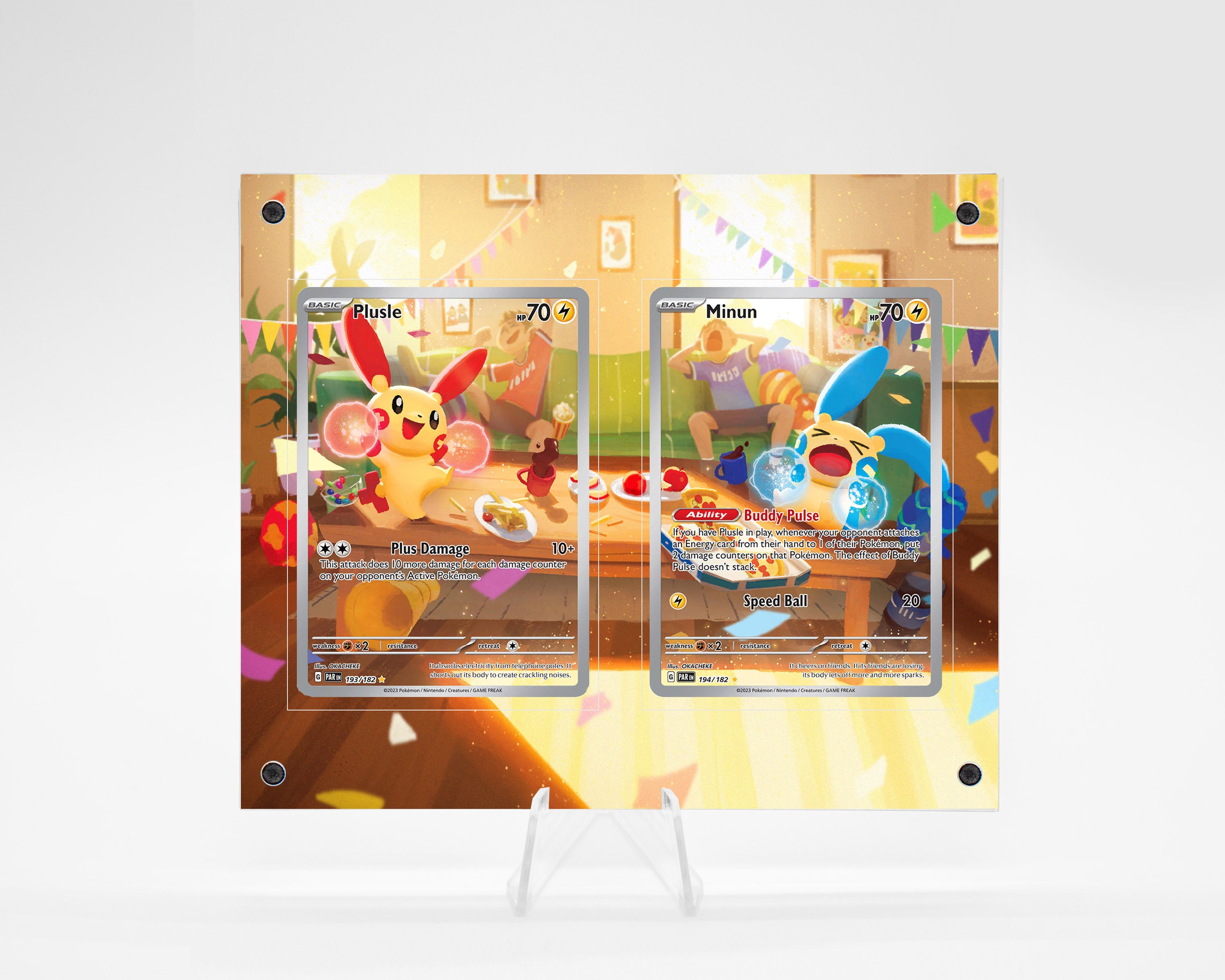 Plusle and Minun | DUAL Art Guard Case