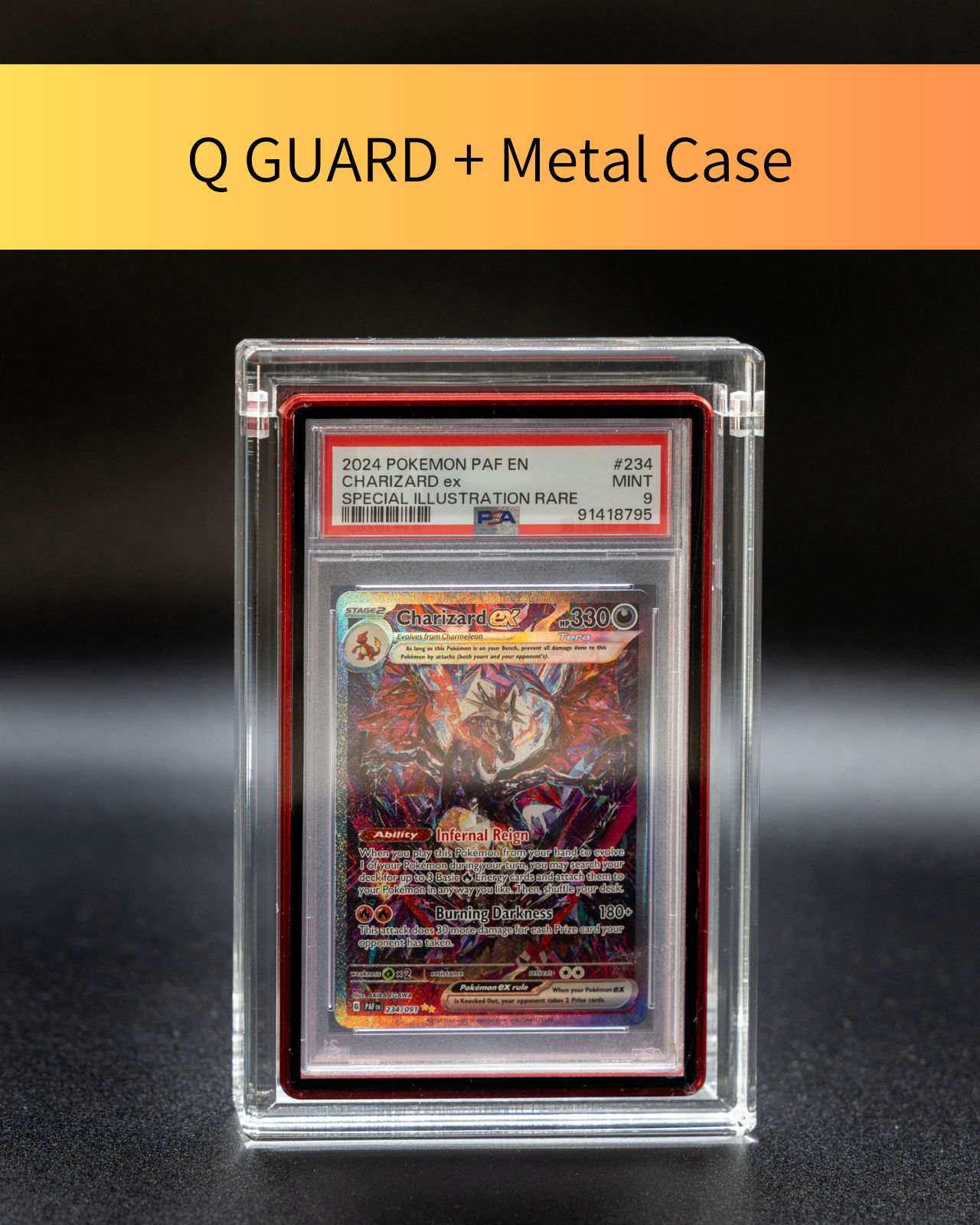 Q Guard + Metal Case (fits PSA CGC TAG & Art Guard)