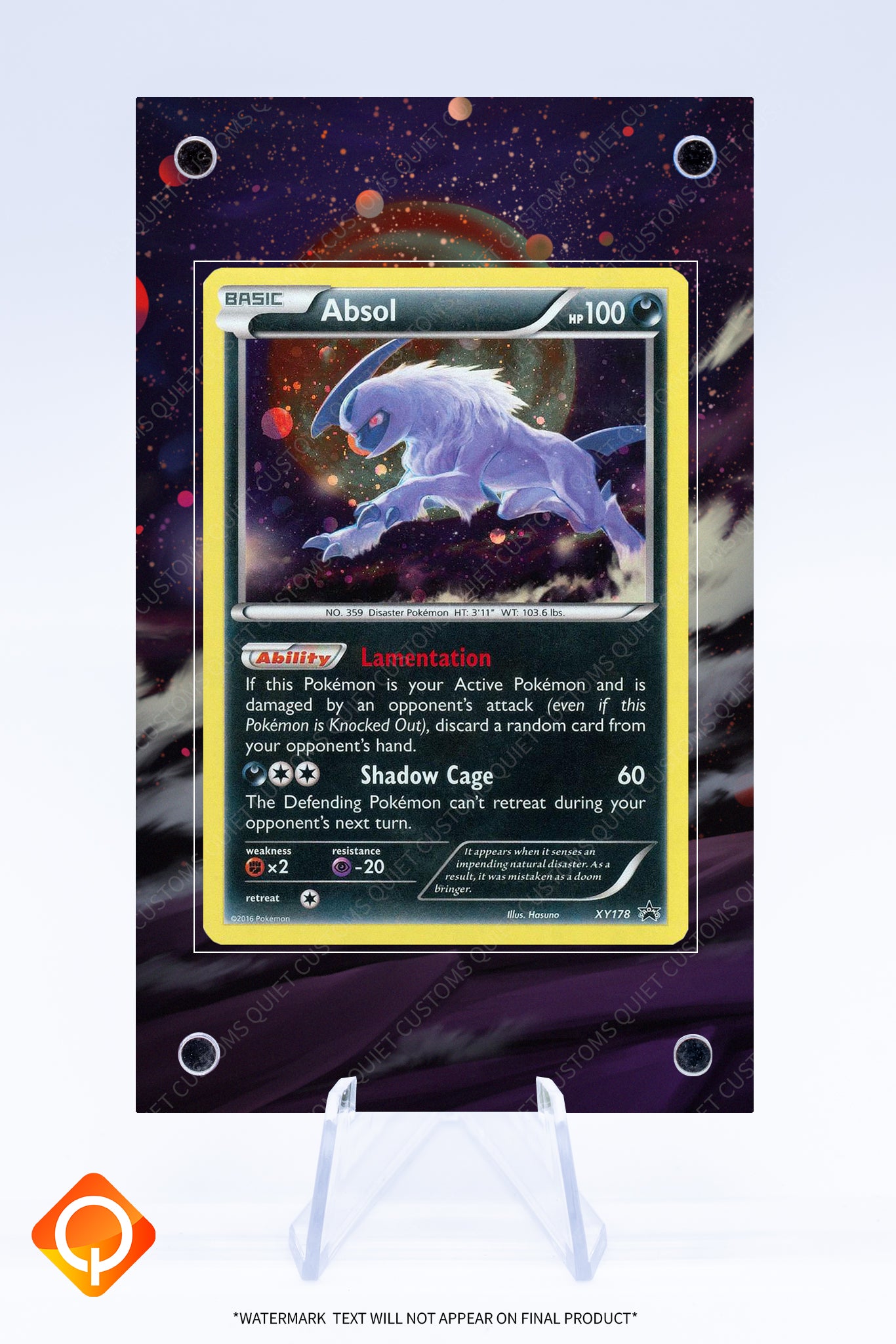 Absol XY178 Promo Case
