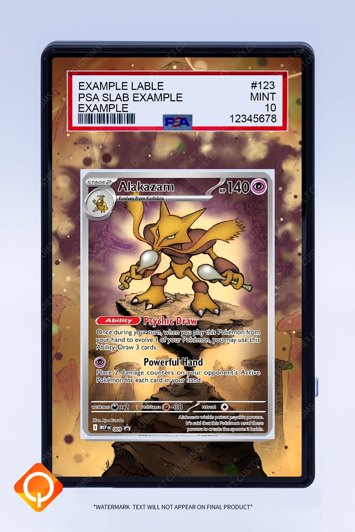 Alakazam 009 Promo (Graded) Case Alakazam 009 Promo (Graded) Case