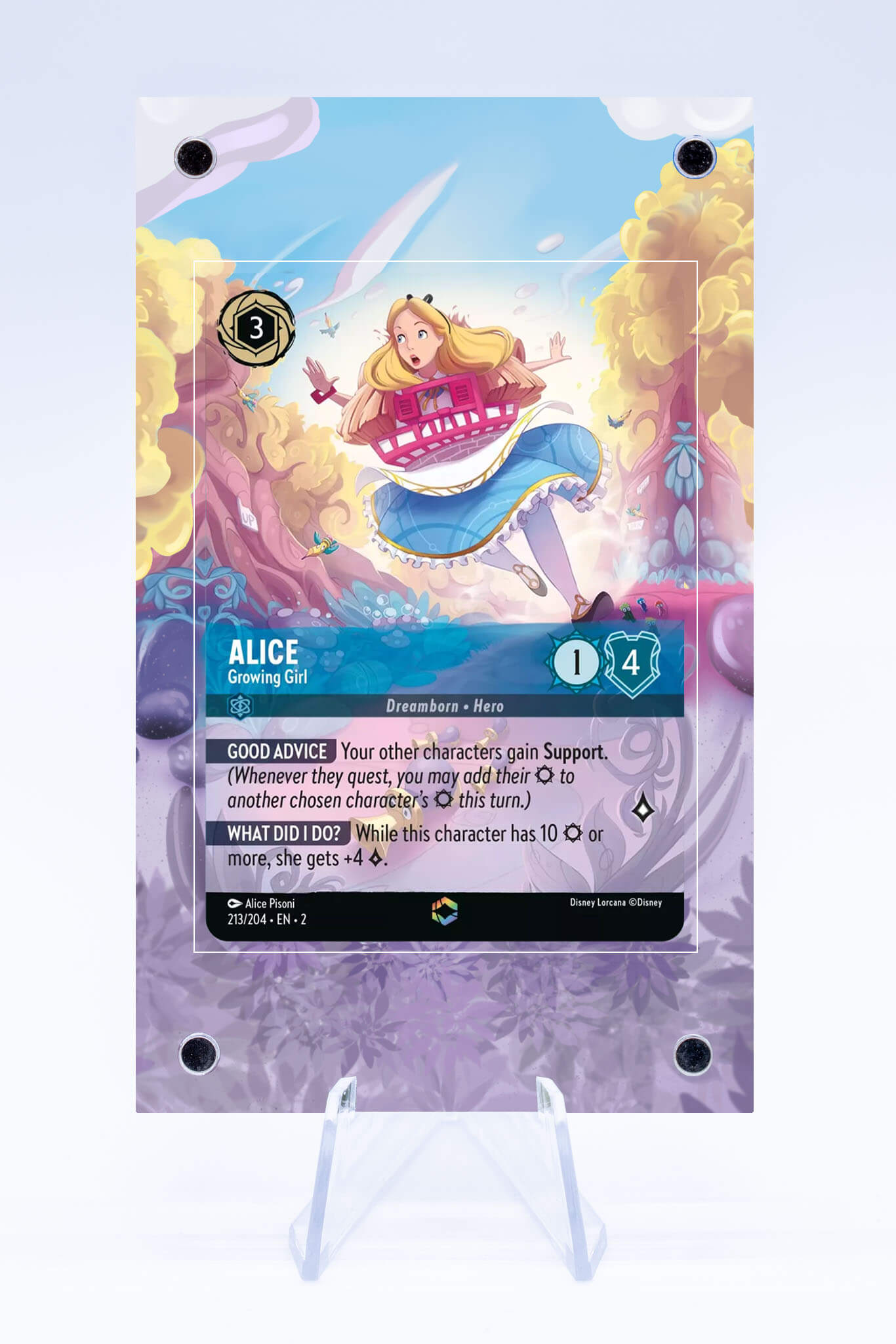 Alice 213 204 LORCANA Case | Rise of the Floodborn