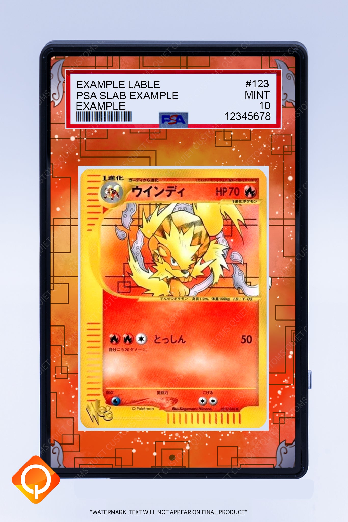 Arcanine 023 048 (Graded) Case