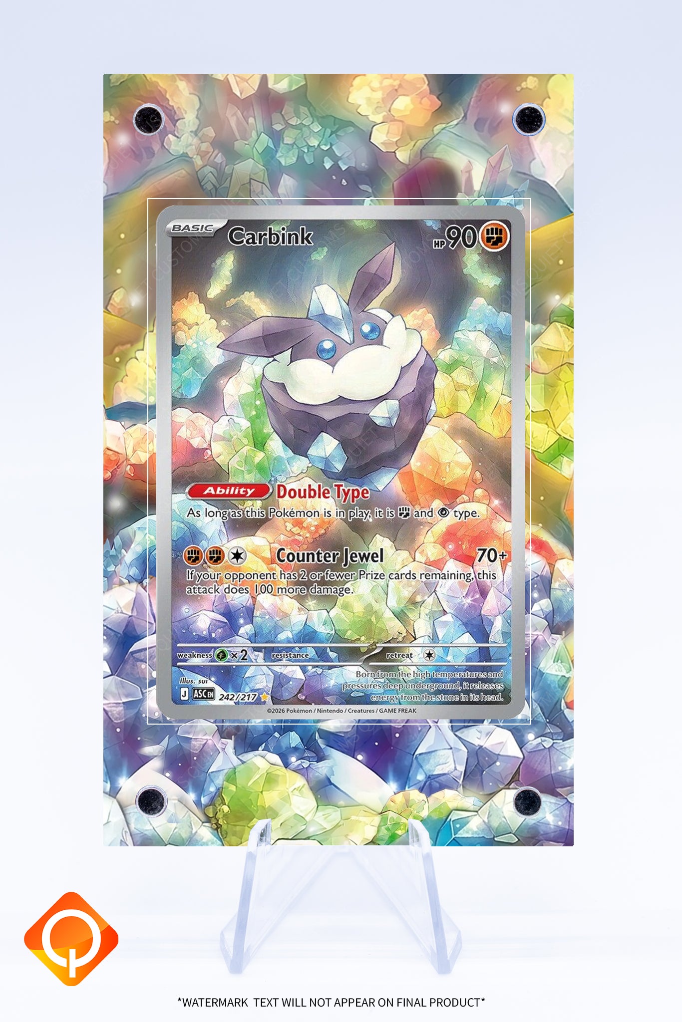 carbink pokemon card Carbink 242 217 Case