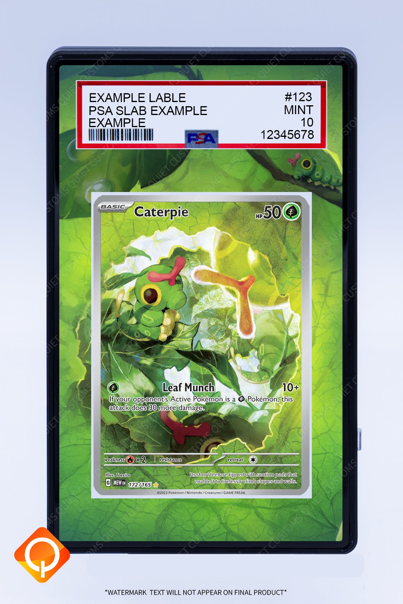 Carterpie 172 (Graded) Case