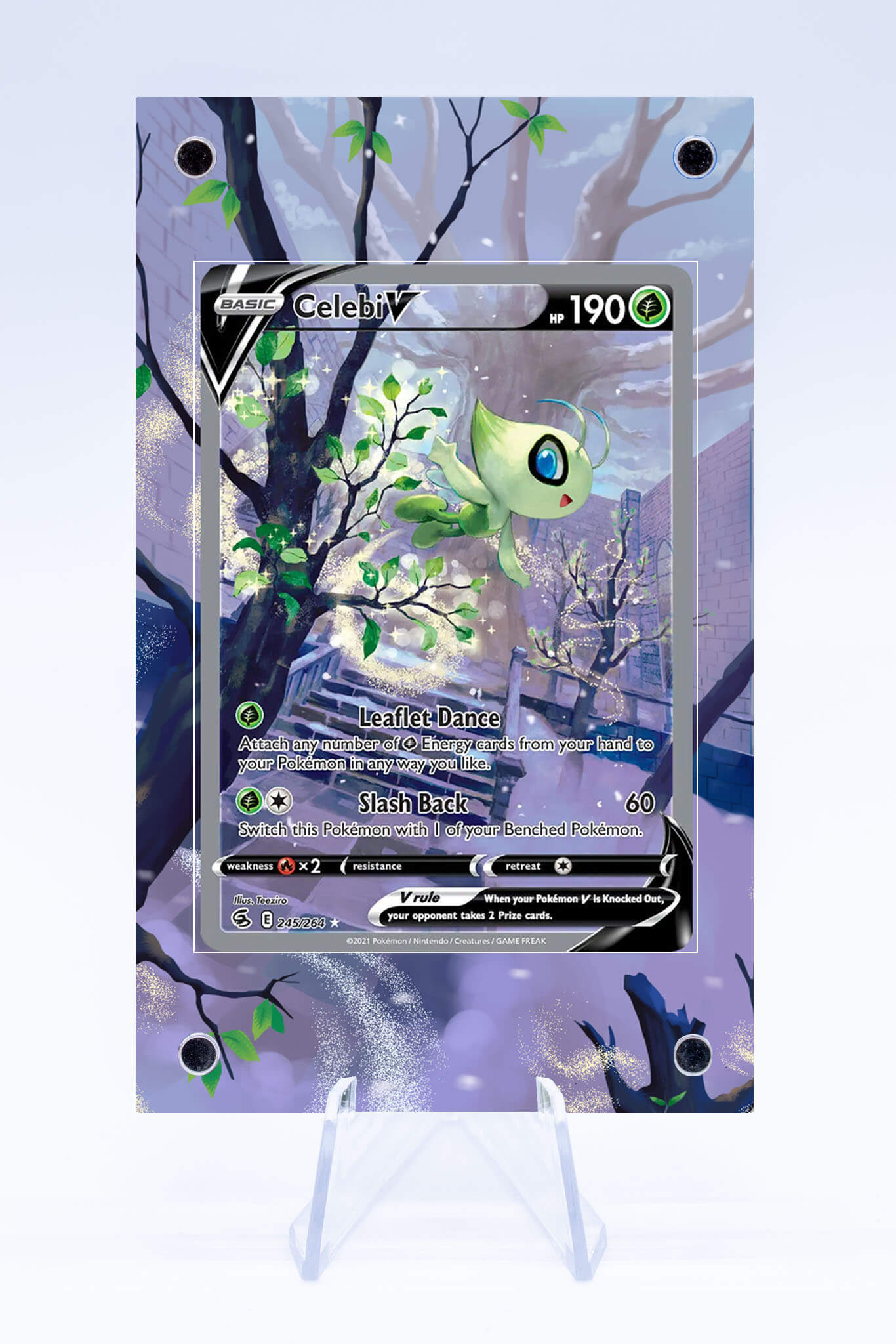 celebi v pokemon card Celebi V 245 264 Case | Fusion Strike