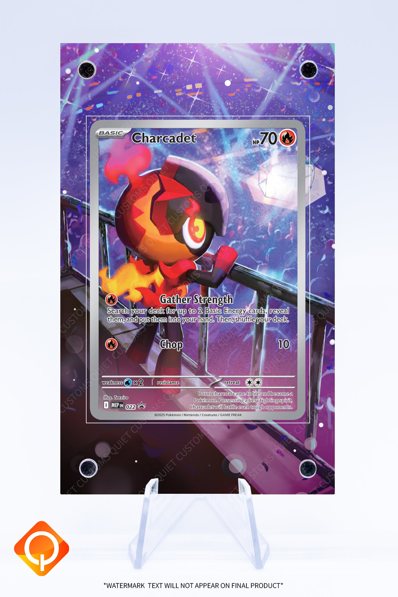 charcadet pokemon card Charcadet 022 Promo Case