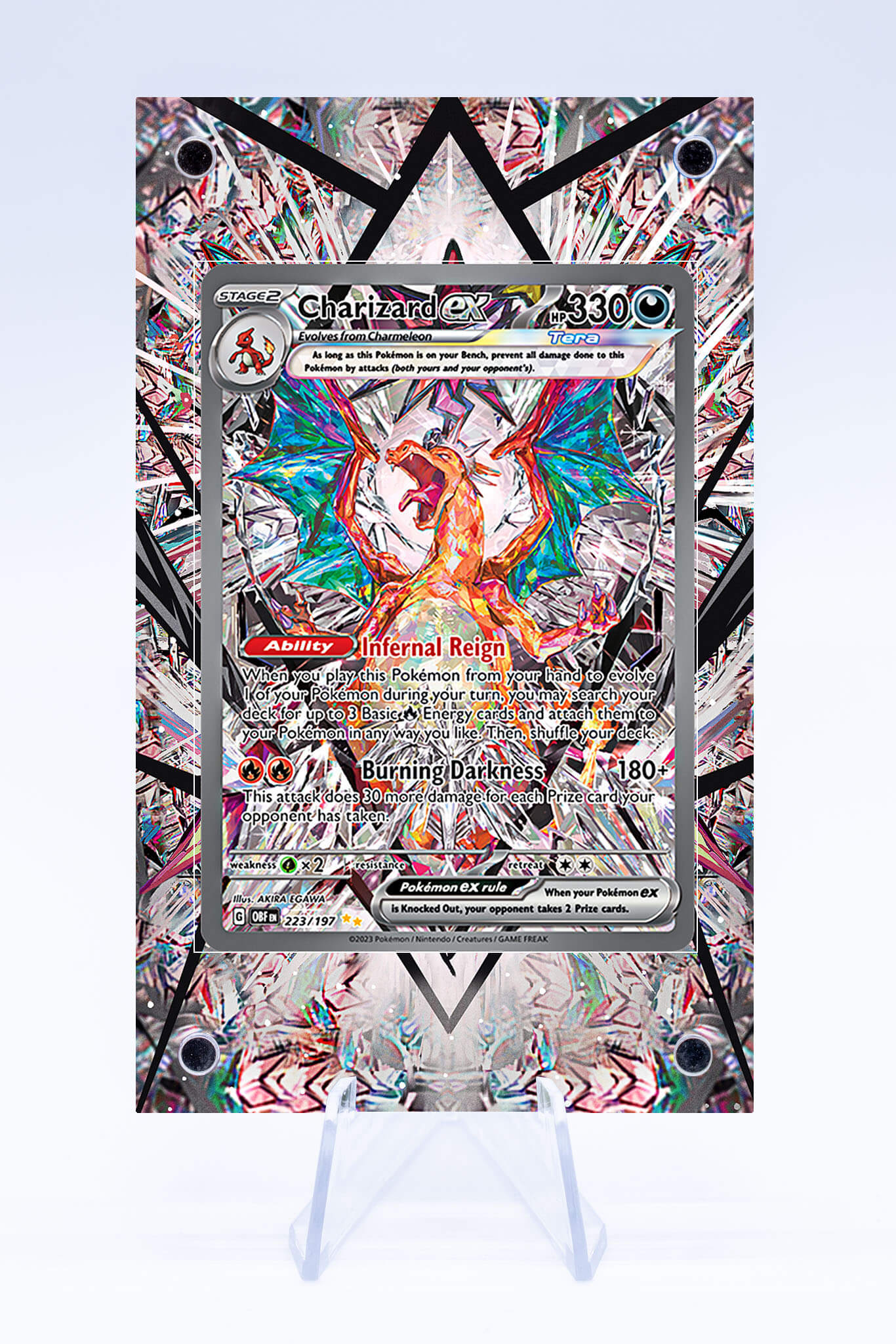 Charizard EX 223 197 Case | Obsidian Flames | Art Guard Case (Ungraded Charizard EX 223 197 Case | Obsidian Flames | Art Guard Case (Ungraded