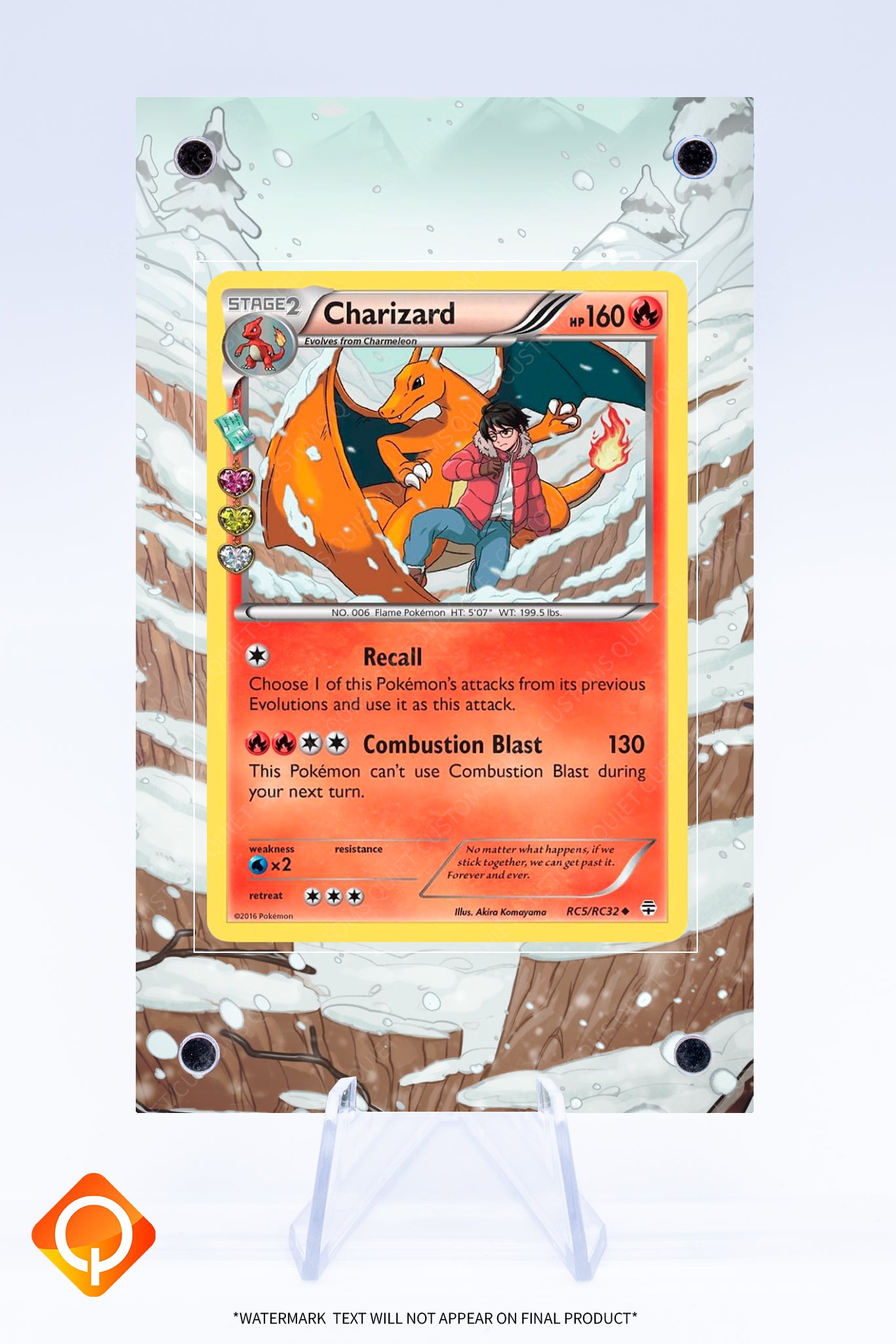 charizard pokemon card rc5 rc32 Charizard RC5 RC32 Case