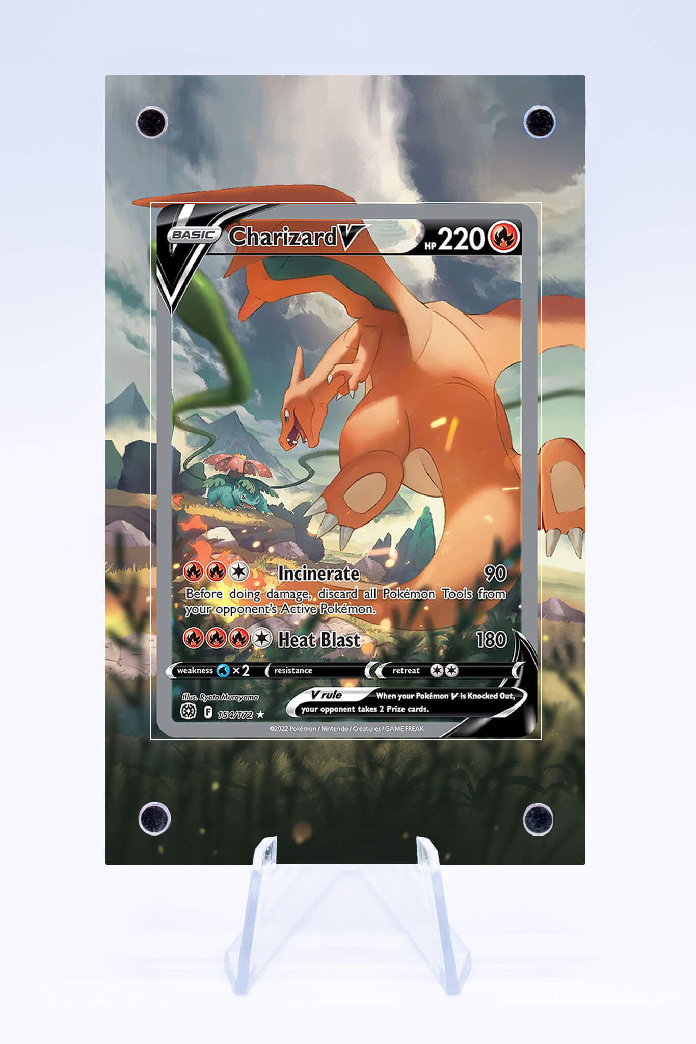 Charizard V 154 172 Case | Brilliant Stars | Art Guard Case (Ungraded)