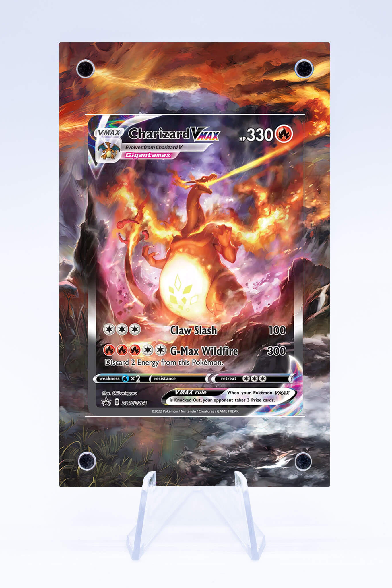 Charizard VMAX SWSH261 Case | UPC Promo | Art Guard Case (Ungraded) Charizard VMAX SWSH261 Case | UPC Promo | Art Guard Case (Ungraded)