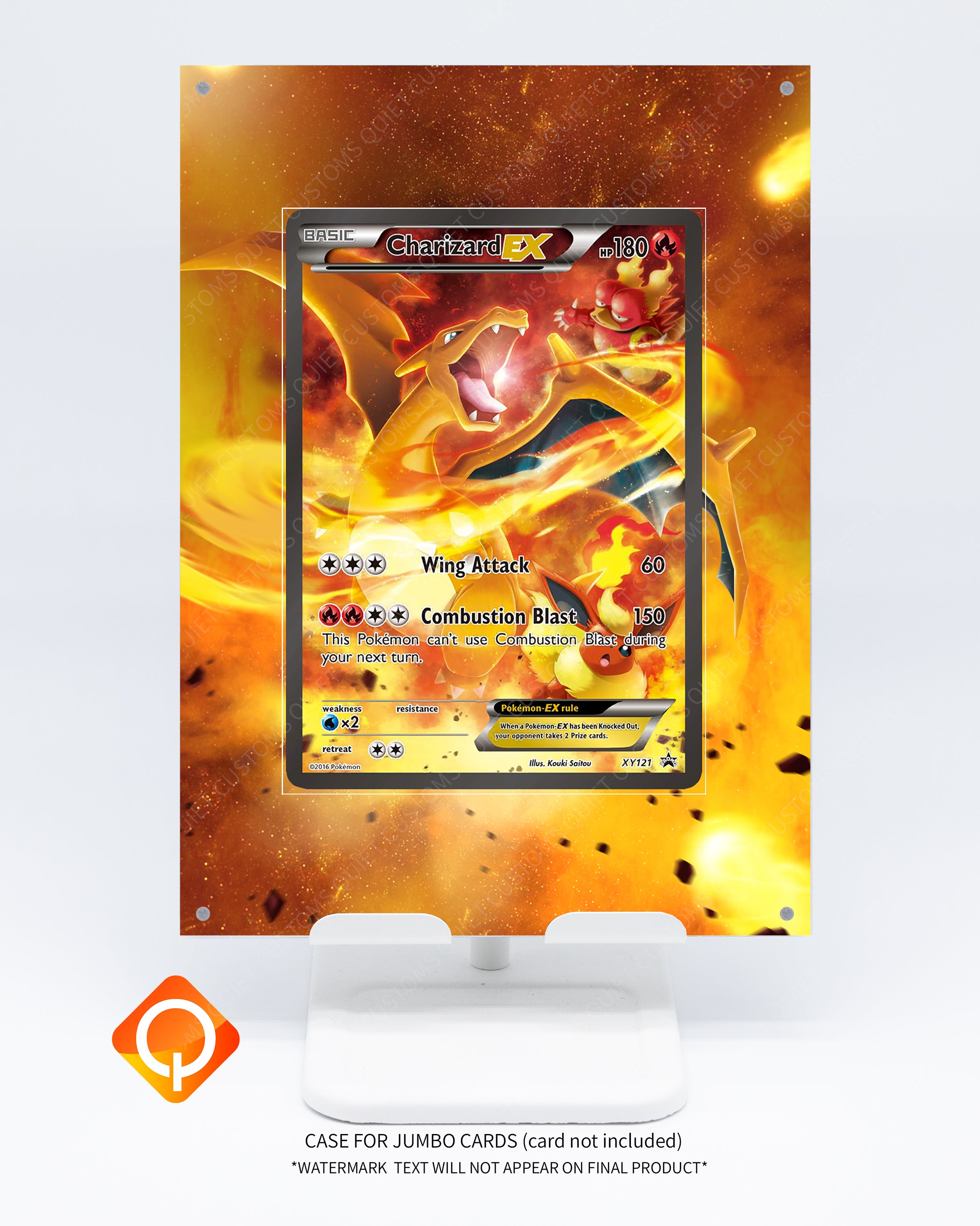 Charizard XY121 Promo JUMBO Case | Art Guard (Ungraded)