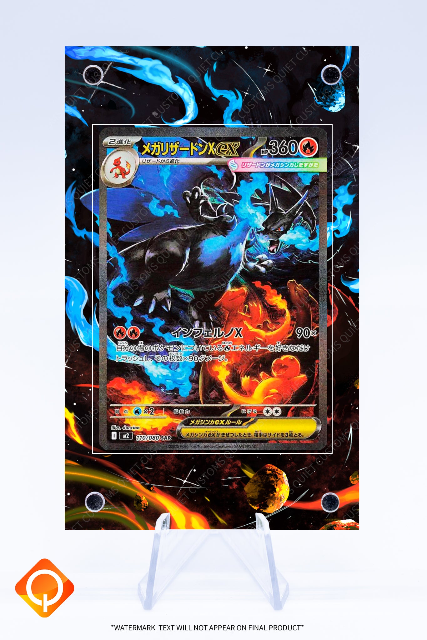 pokemon card charizard ex full art Charizard EX 125 094 (Mega) Case