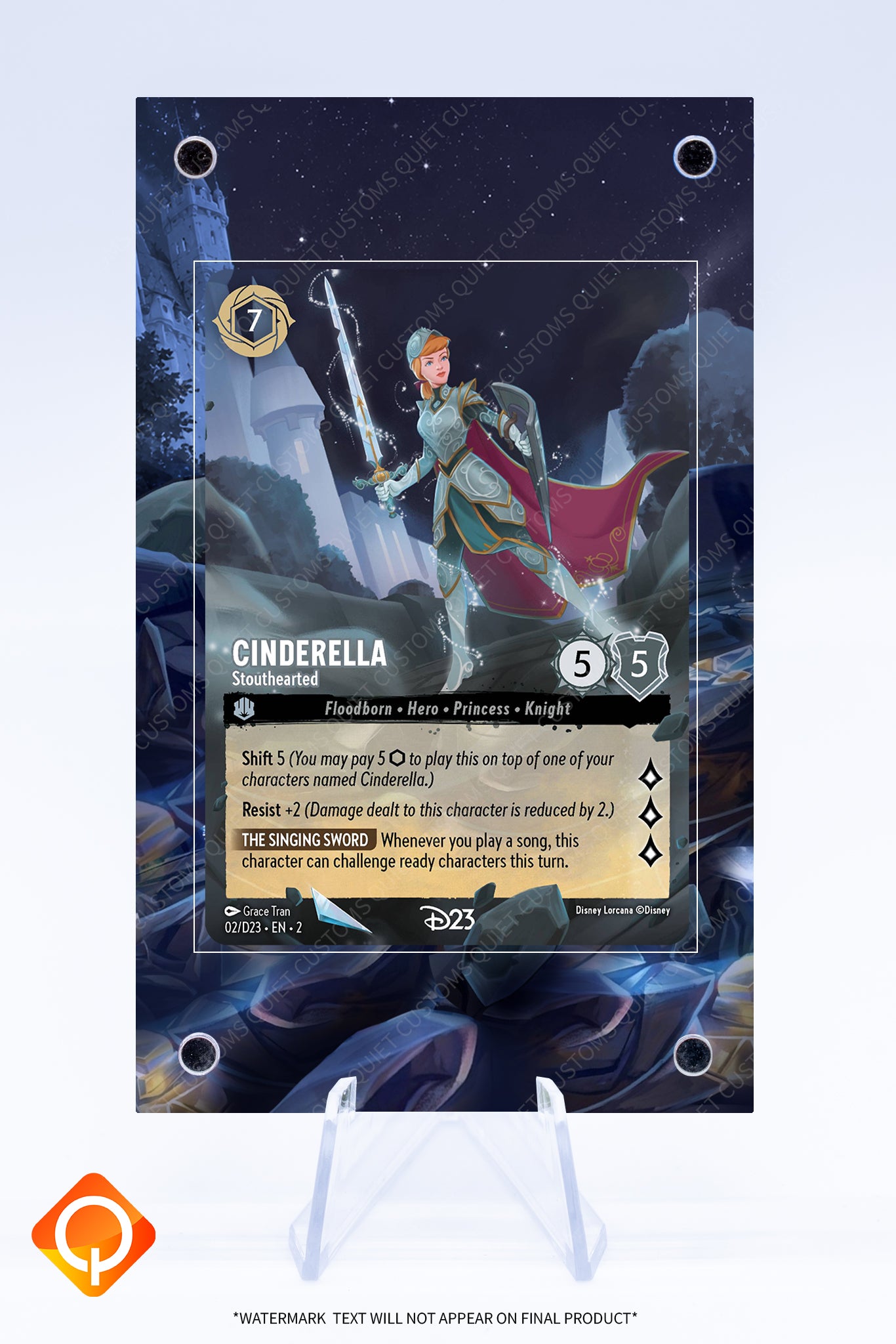 Cinderella Stouthearted 02 D23 Case | Art Guard (Ungraded)