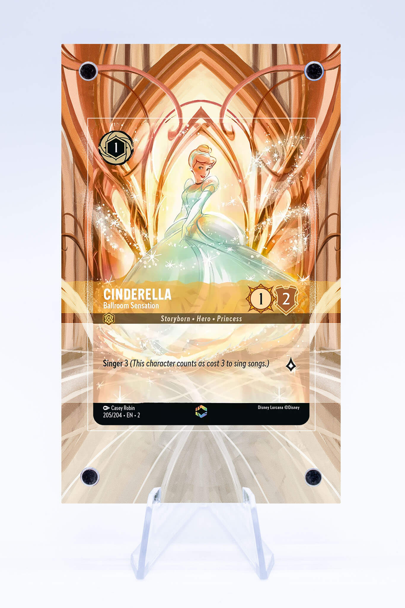 Cinderella 205 204 LORCANA Case | Rise of the Floodborn