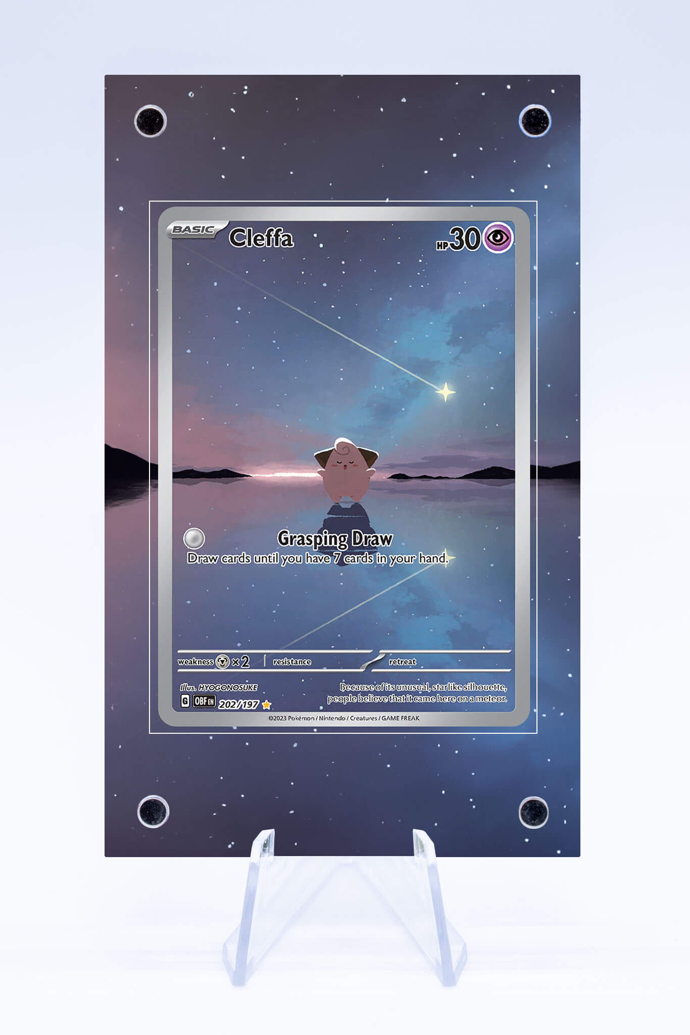 full art cleffa pokemon card Cleffa 202 197 Case | Obsidian Flames