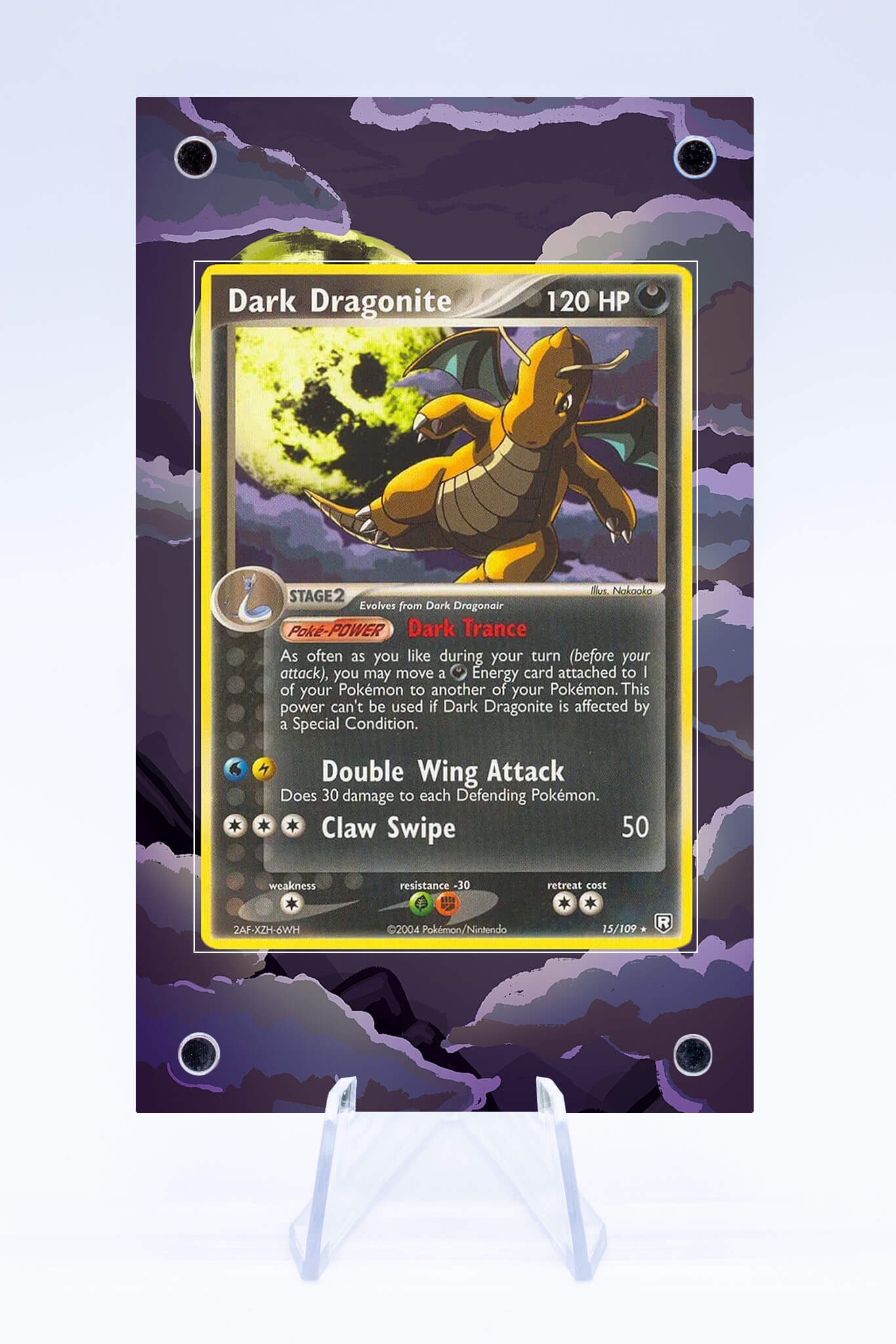 Dark Dragonite 15 109 Case | Ex Team Rocket Returns | Art Guard Case ( Dark Dragonite 15 109 Case | Ex Team Rocket Returns | Art Guard Case (