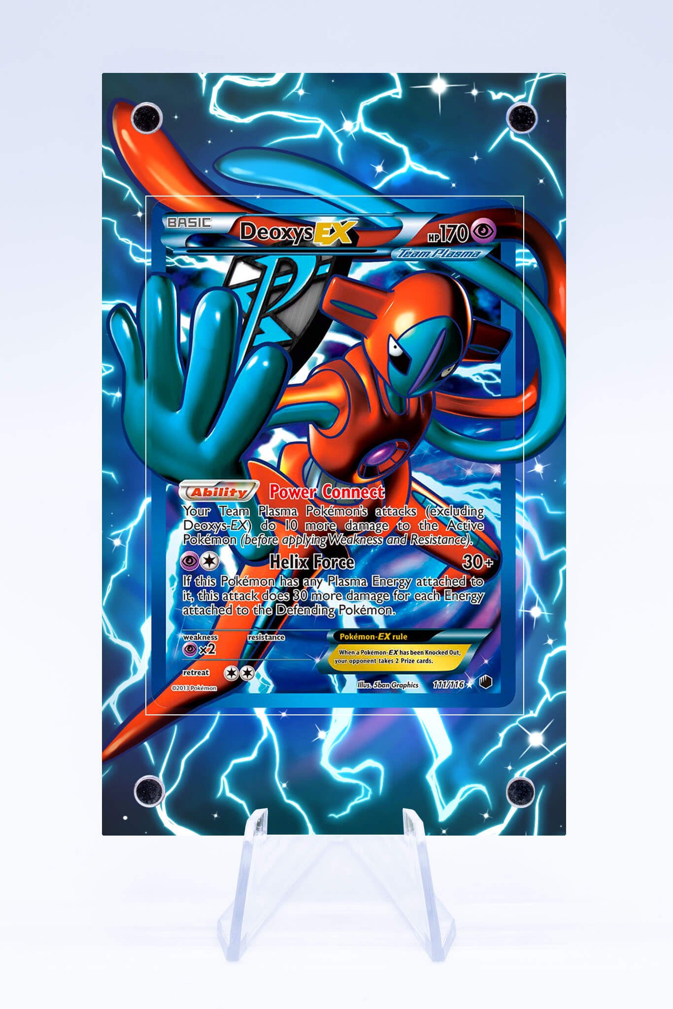 Deoxys EX 111 116 Case | Plasma Freeze | Art Guard (Ungraded)