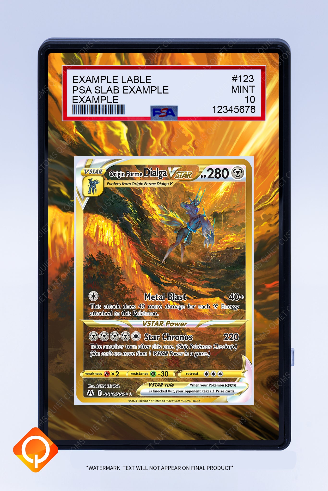 Origin Forme Dialga VSTAR GG68/GG70 (Graded)