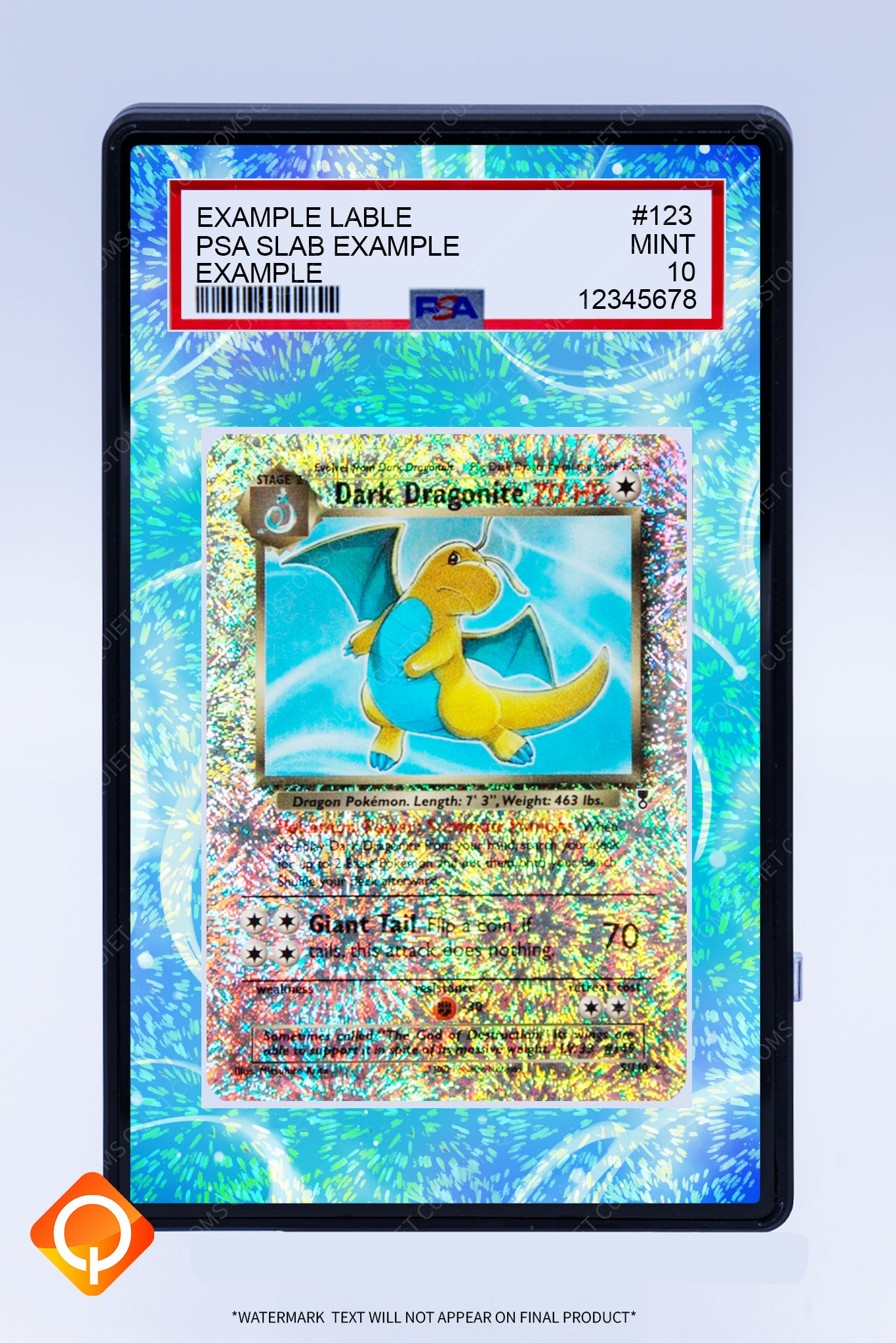 Dark Dragonite 5 82 (Graded) Case