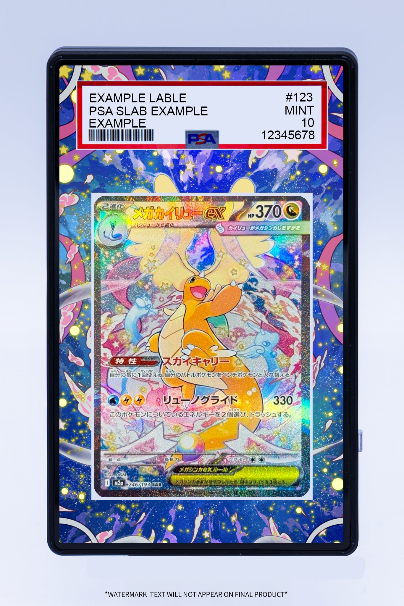 Dragonite (Mega) EX 290 217 (Graded) Case