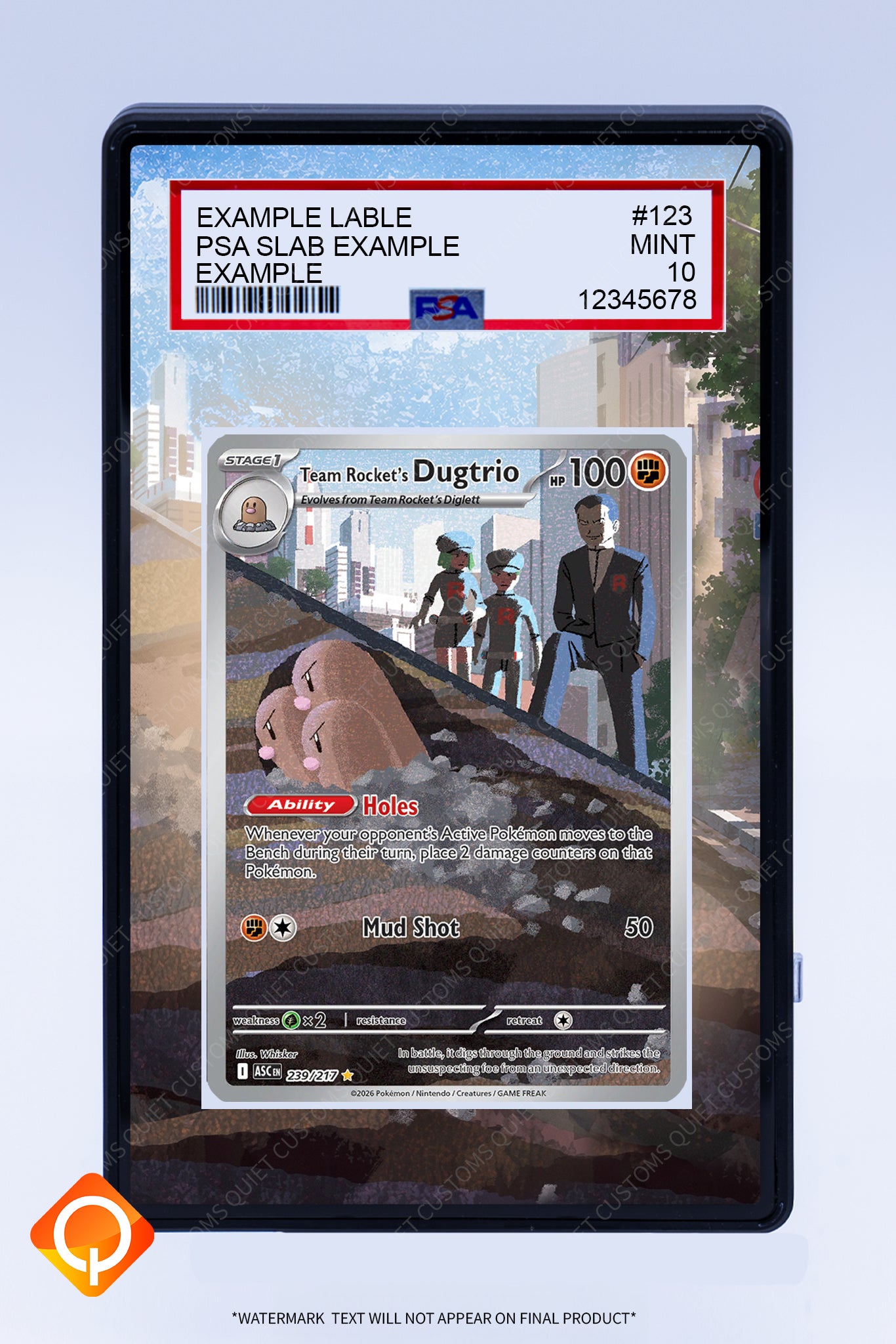 Dugtrio 239 271 (Graded) Case