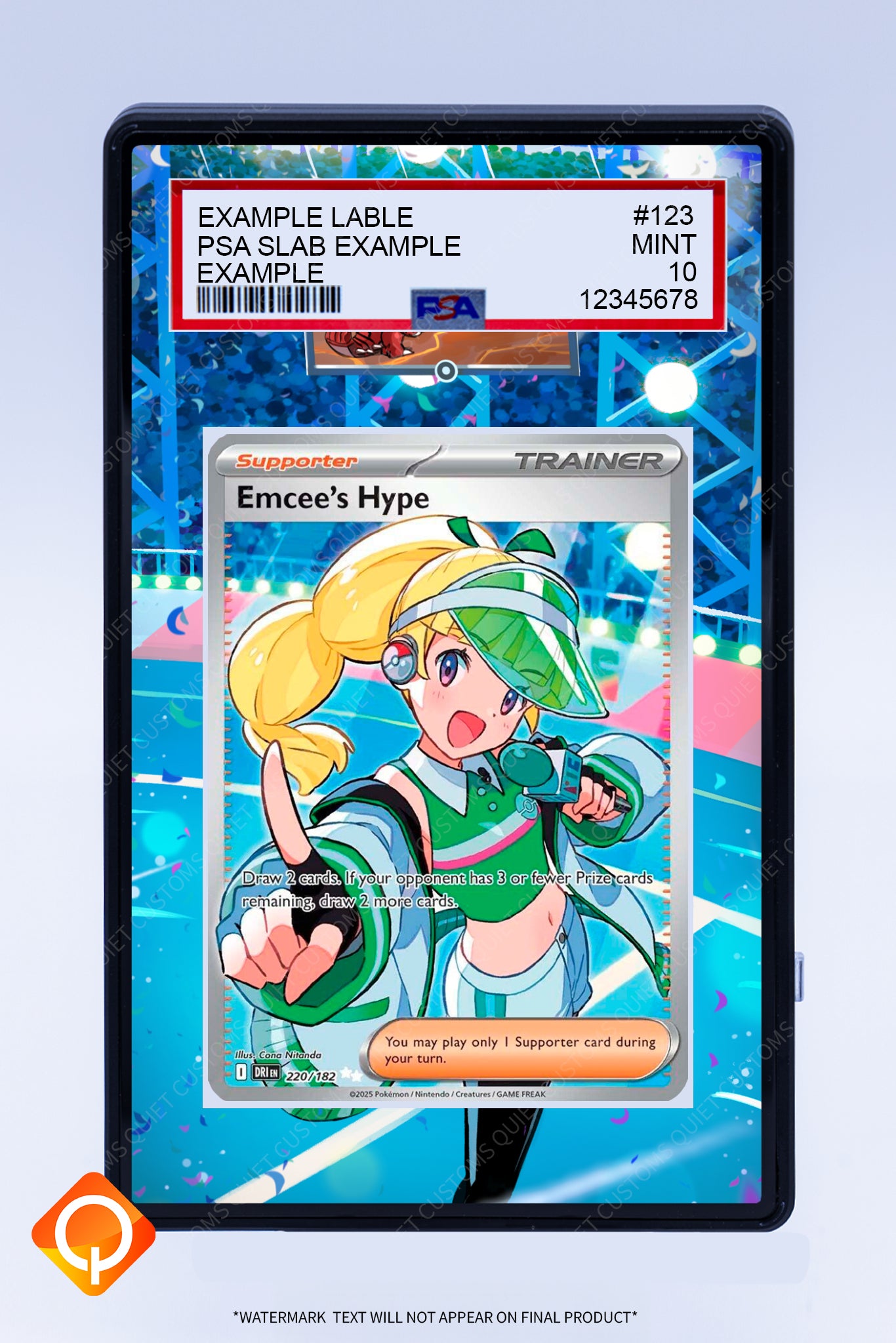 Emcee's Hype 220 182 (Graded) Case