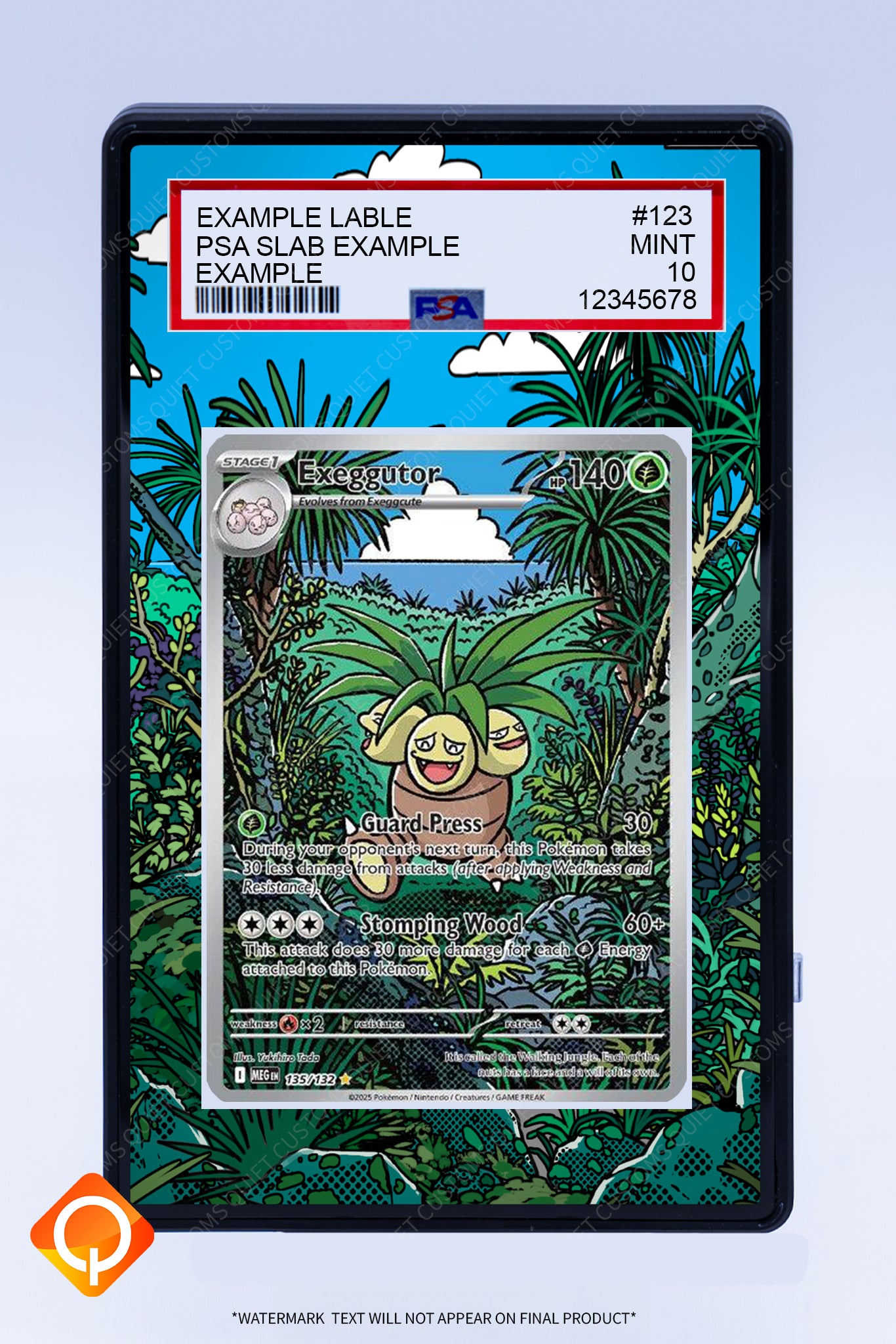 Exeggutor 135 132 (Graded) Case