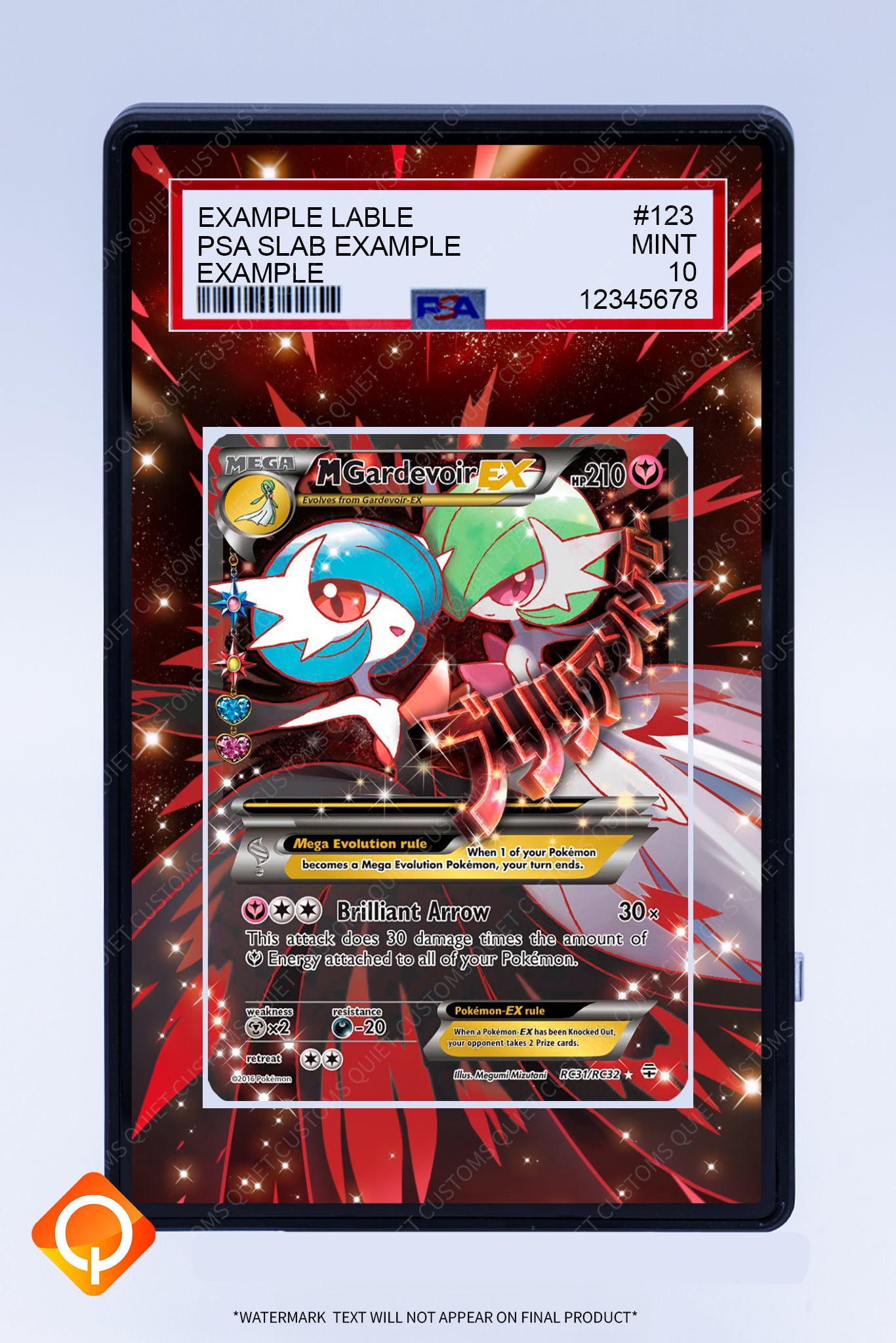 Gardevoir EX RC31 RC32 (Graded) Case