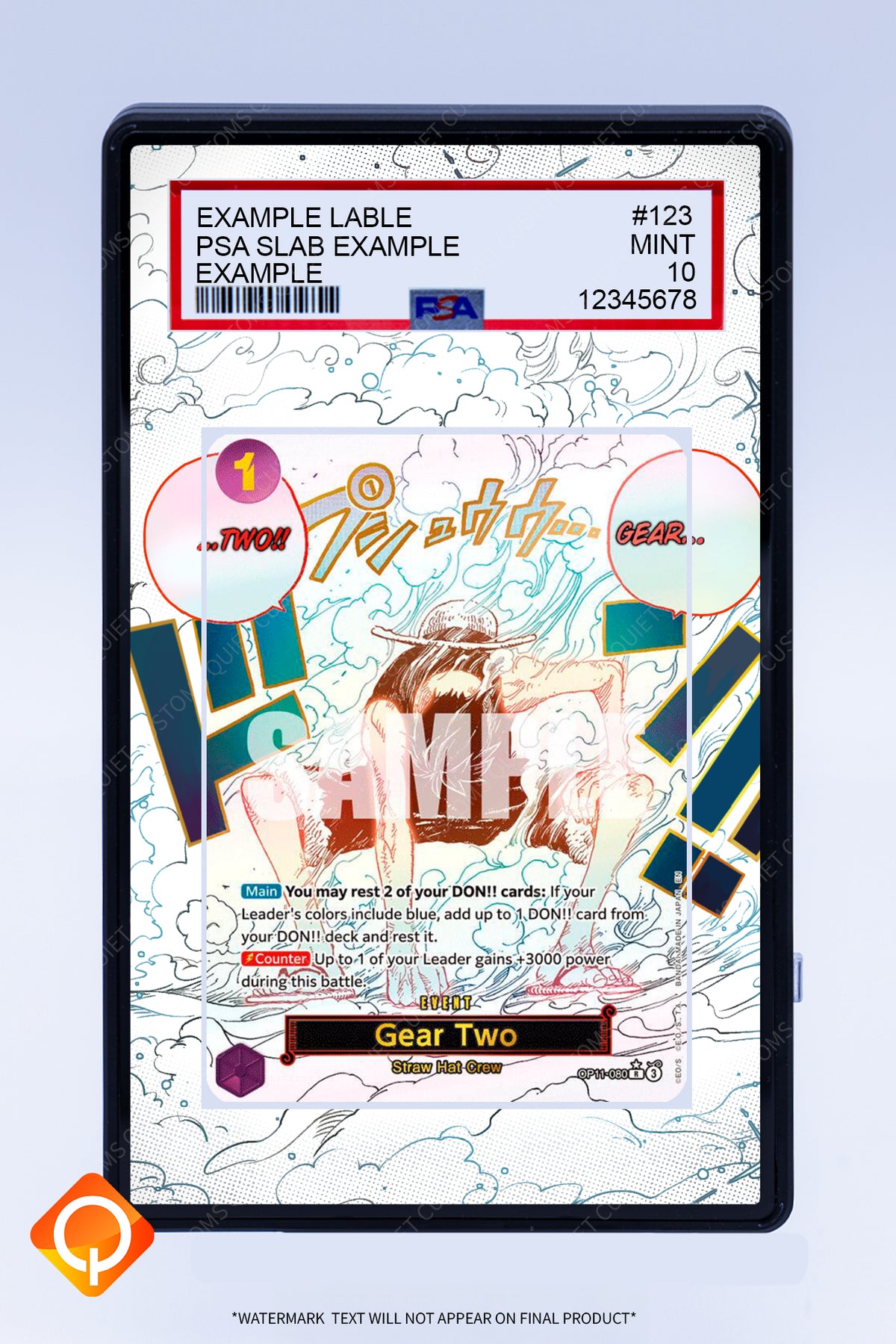 Gear Two OP11-080 (Graded) Case