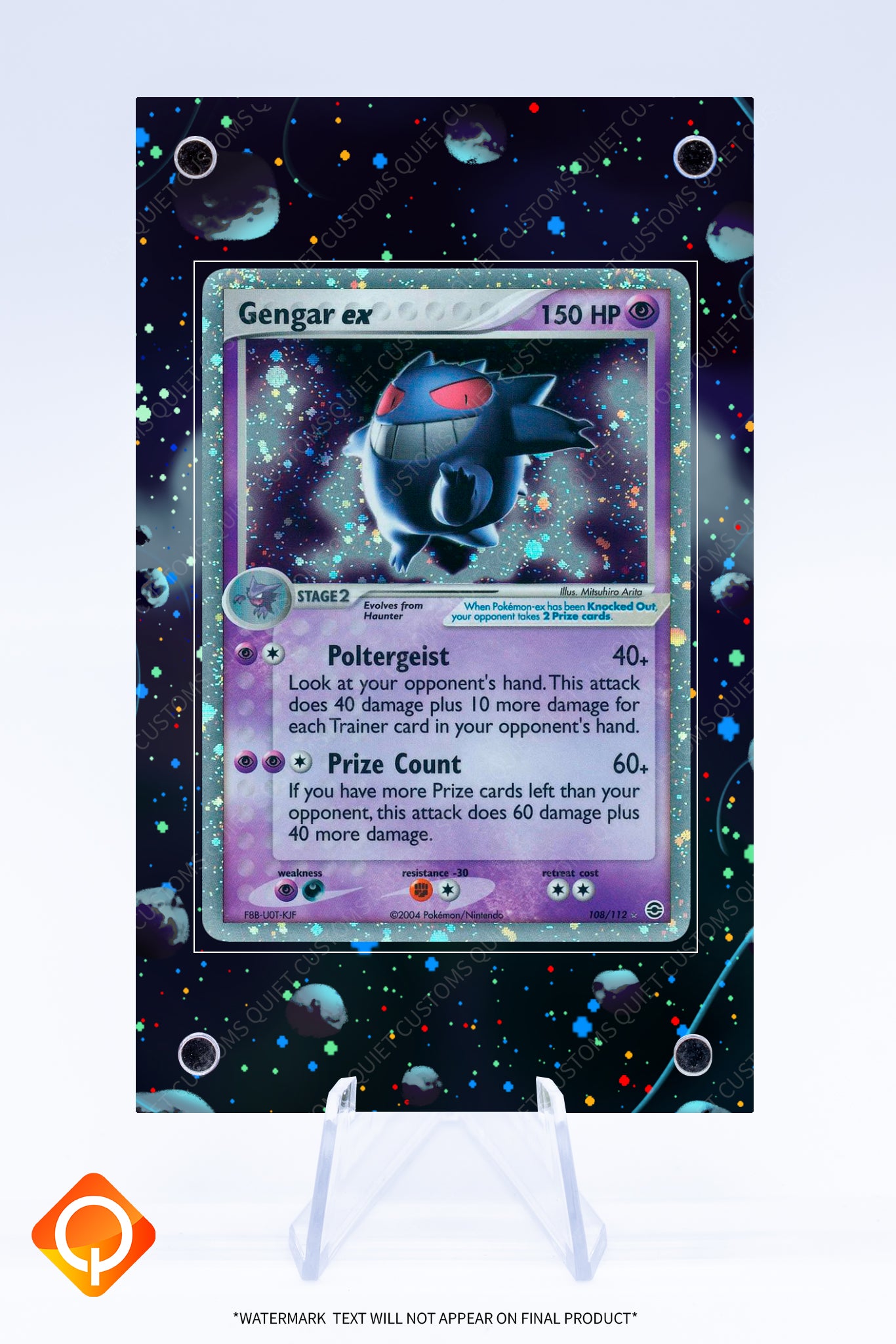 Gengar EX 108 112 Case | Art Guard (Ungraded)