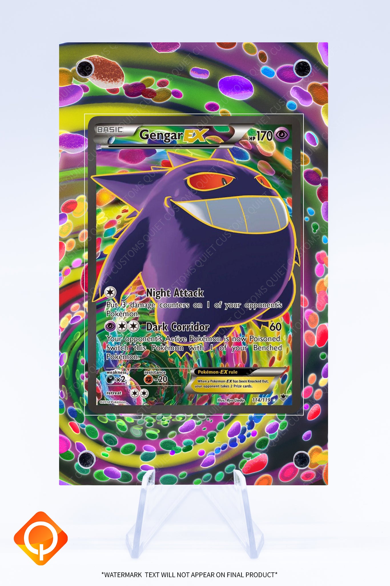 Gengar EX 114 119 Case | Art Guard (Ungraded)