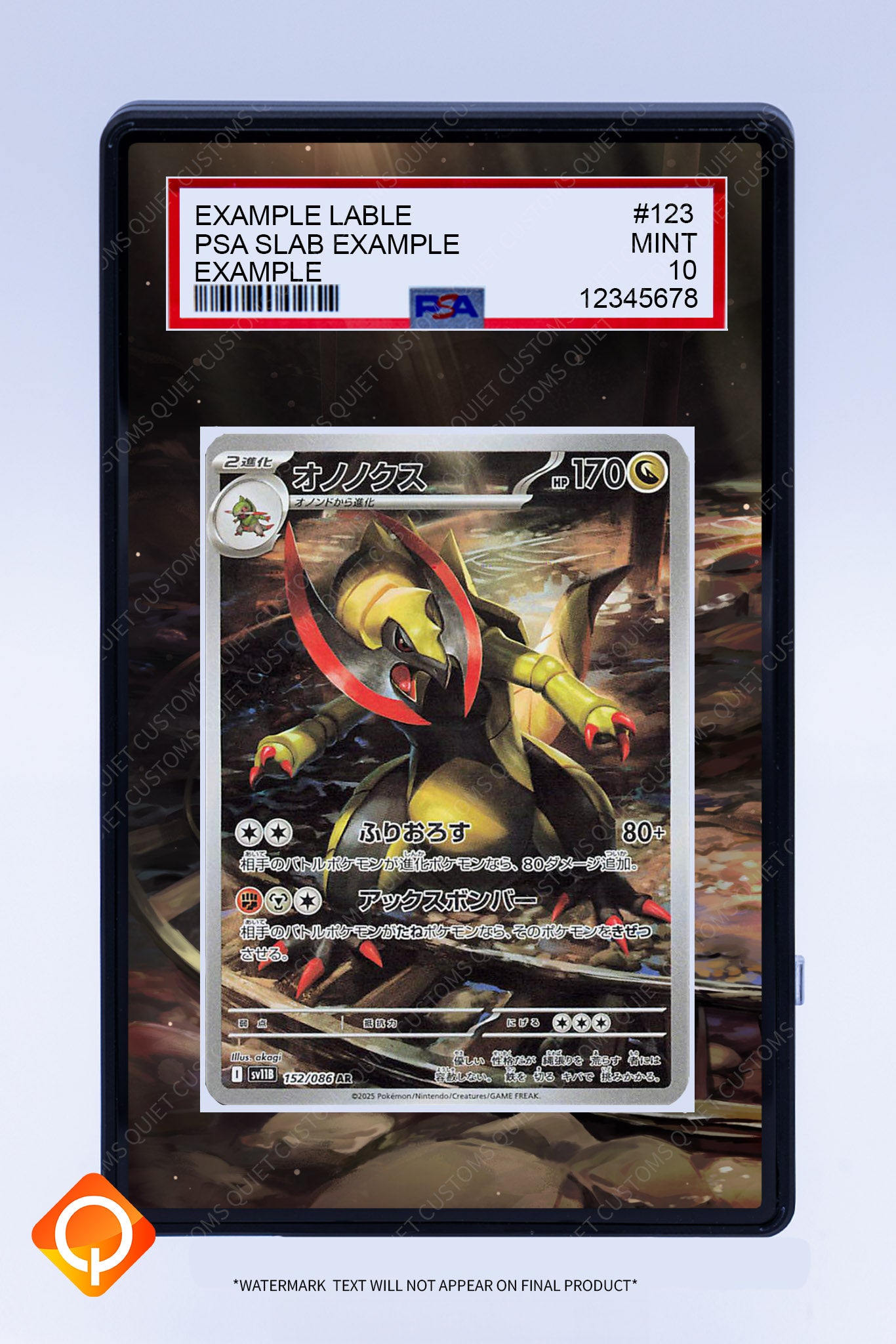 Haxorus (Graded) Case