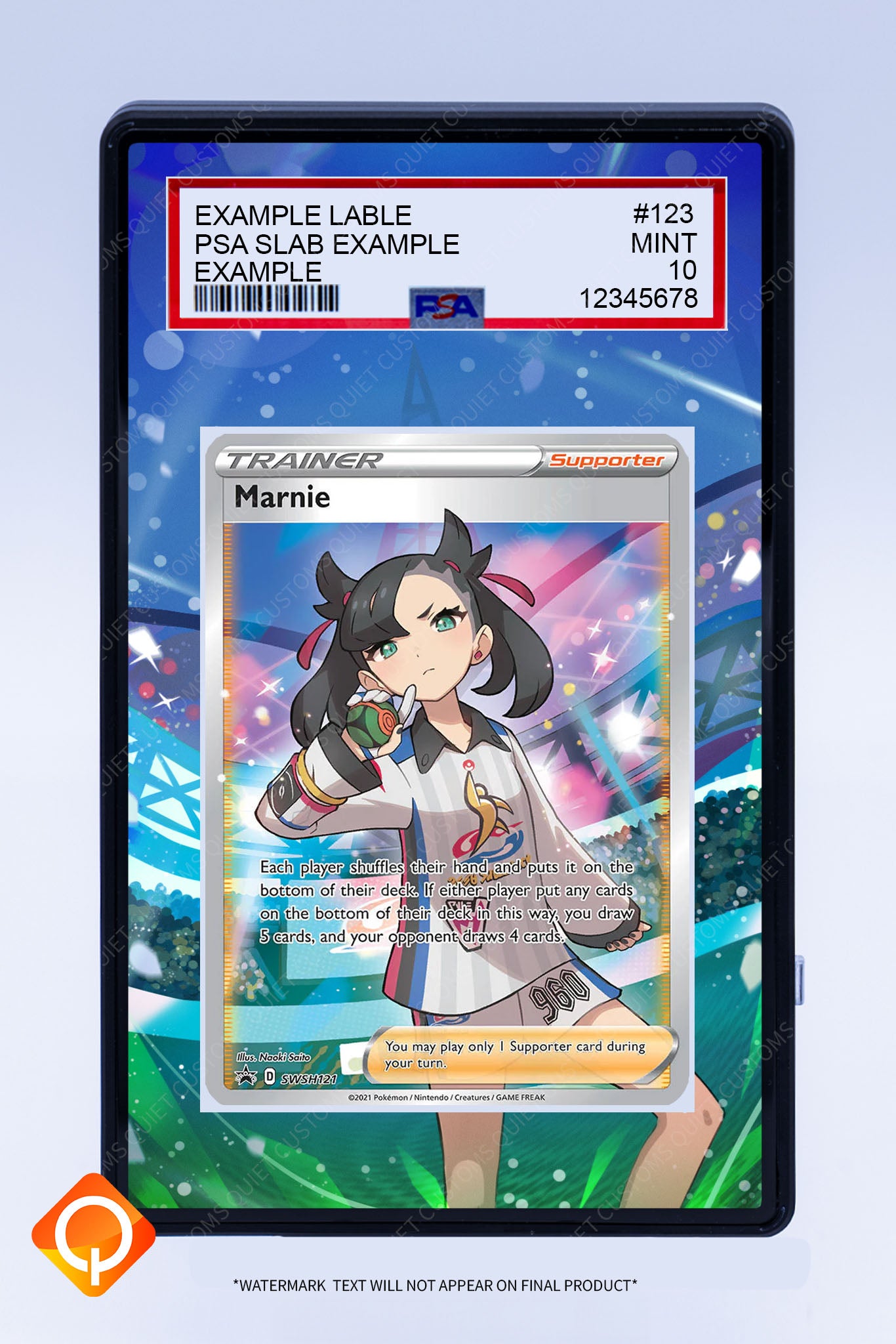 Marnie SWSH121 Promo (Graded) Case
