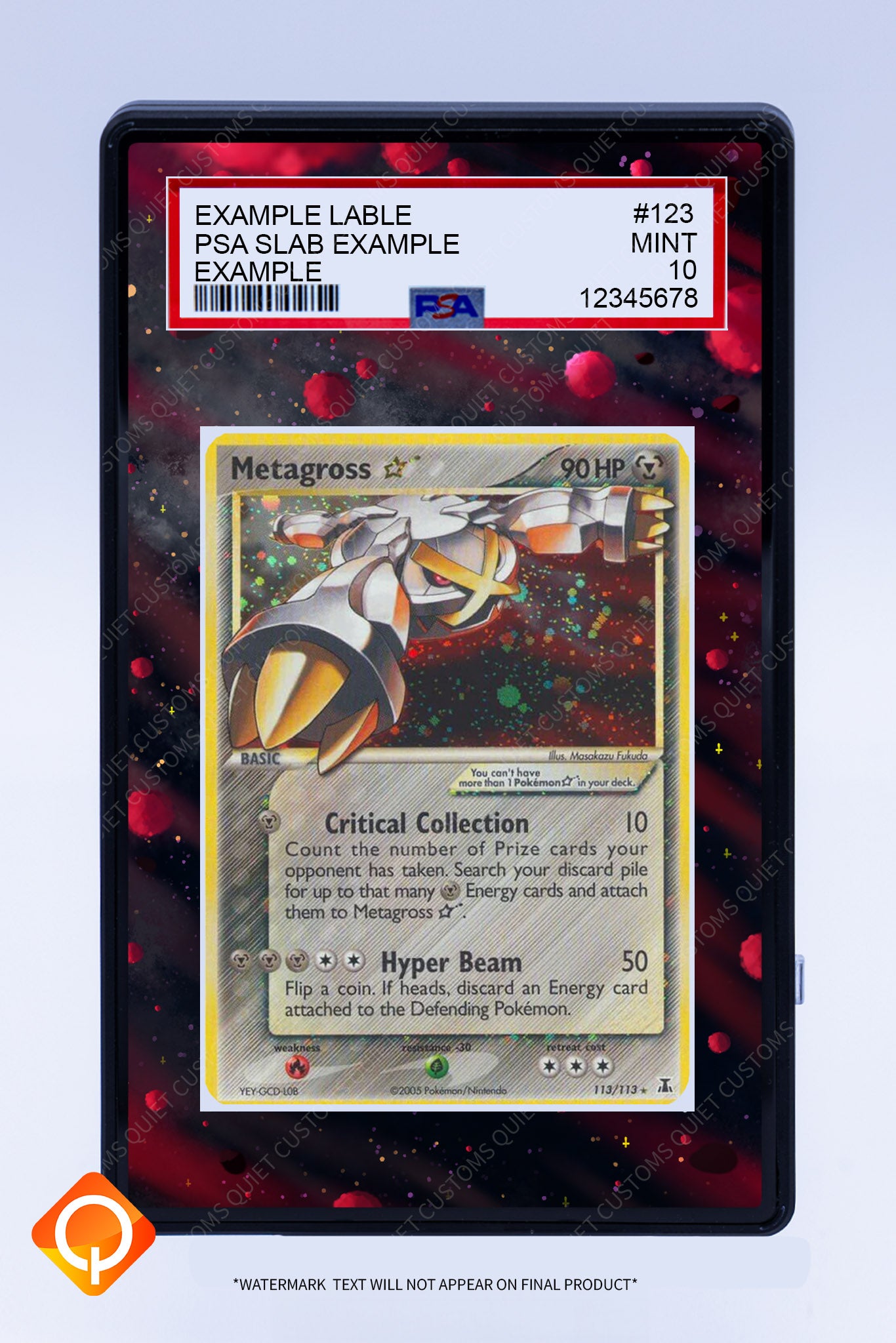Metagross 113 113 (Graded) Case
