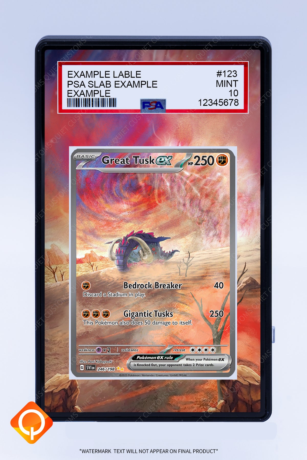 Great Tusk 246 198 (Graded) Case