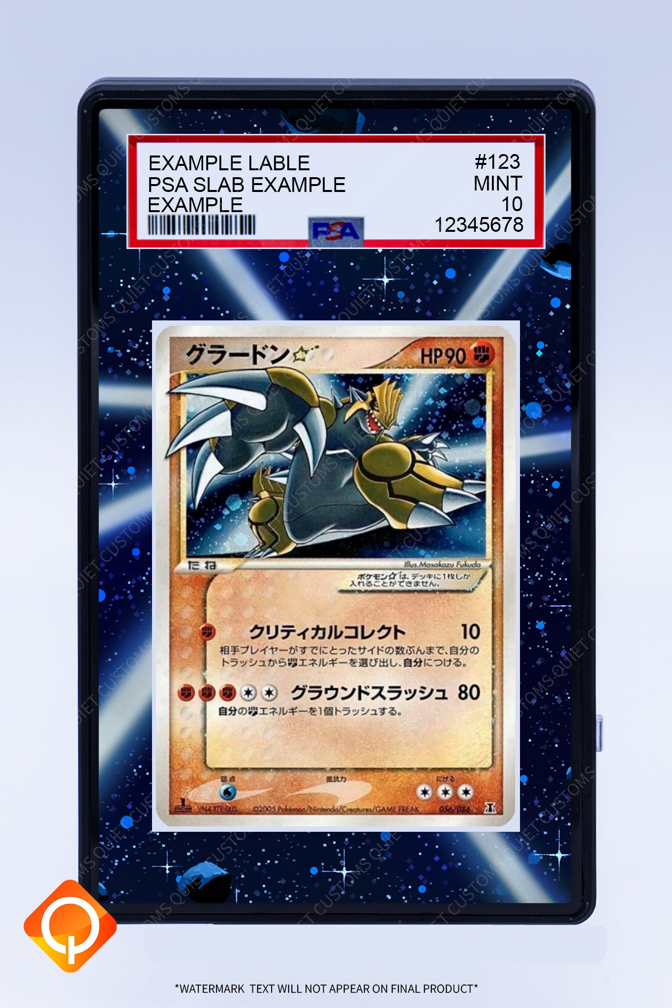 Groudon 111 113 (Graded) Case
