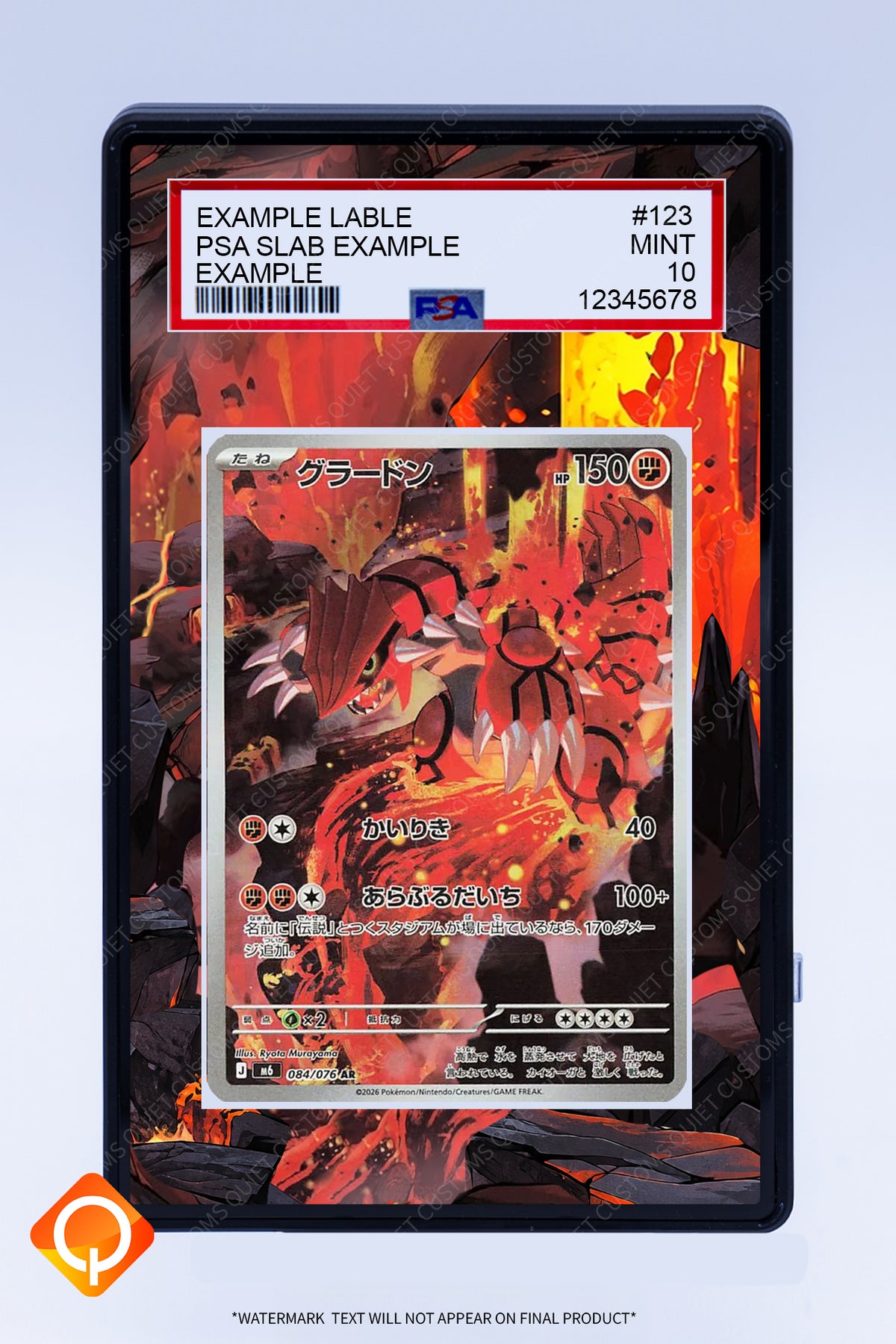 Groudon AR (Graded) Case