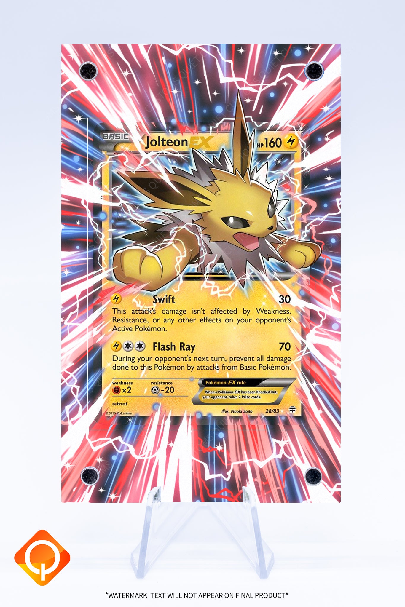 Jolteon EX 28 83 Case | Art Guard (Ungraded)
