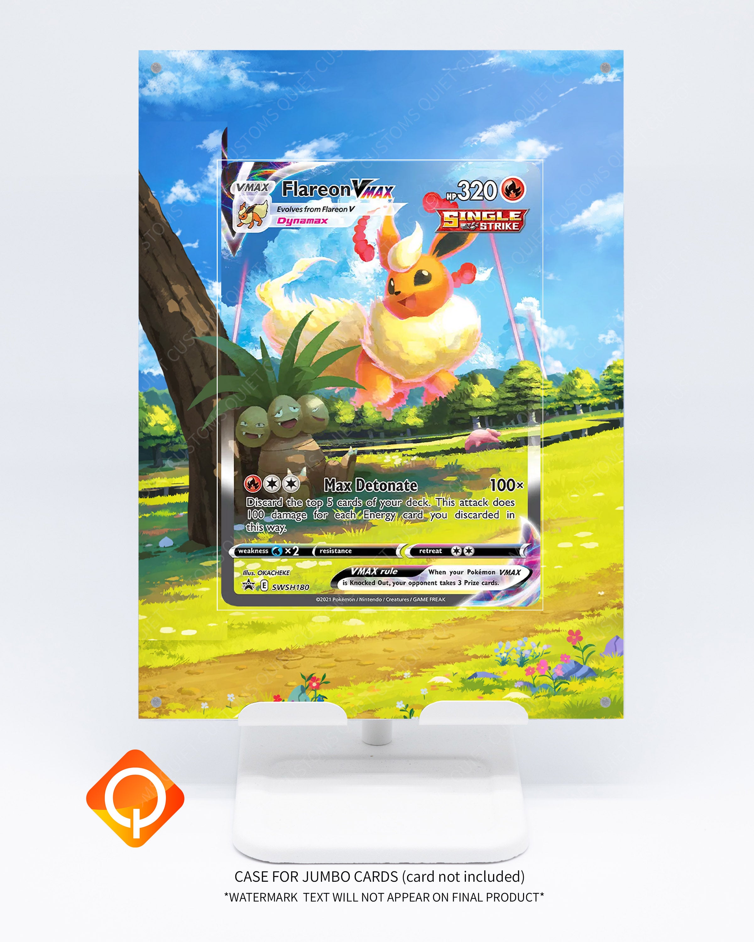 JUMBO Flareon VMAX JUMBO Case | Art Guard (Ungraded)