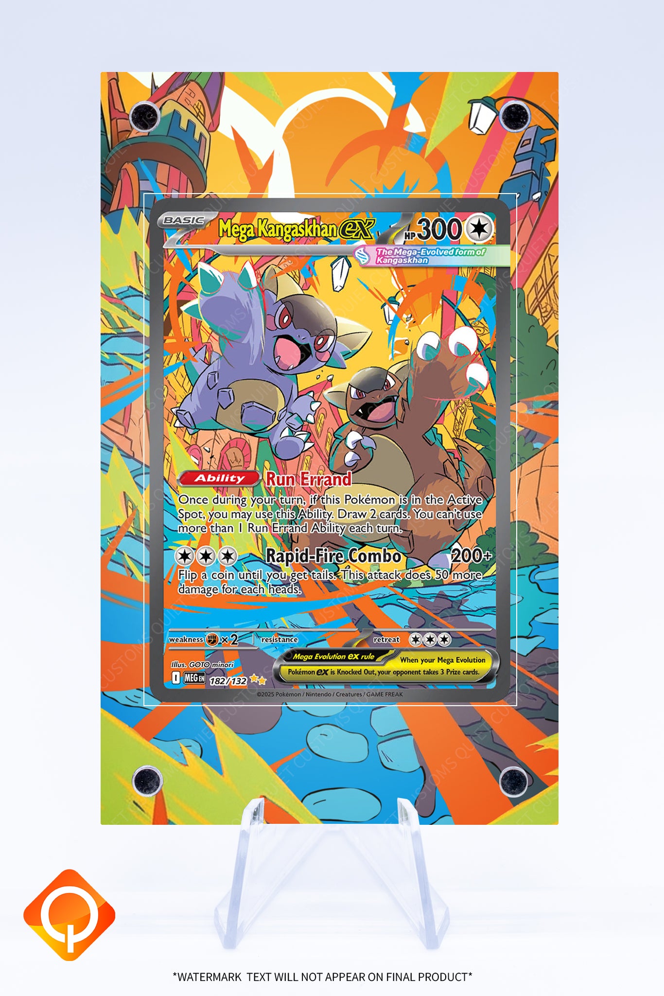 Kangaskhan (Mega) EX 182 132 Case | Art Guard (Ungraded)