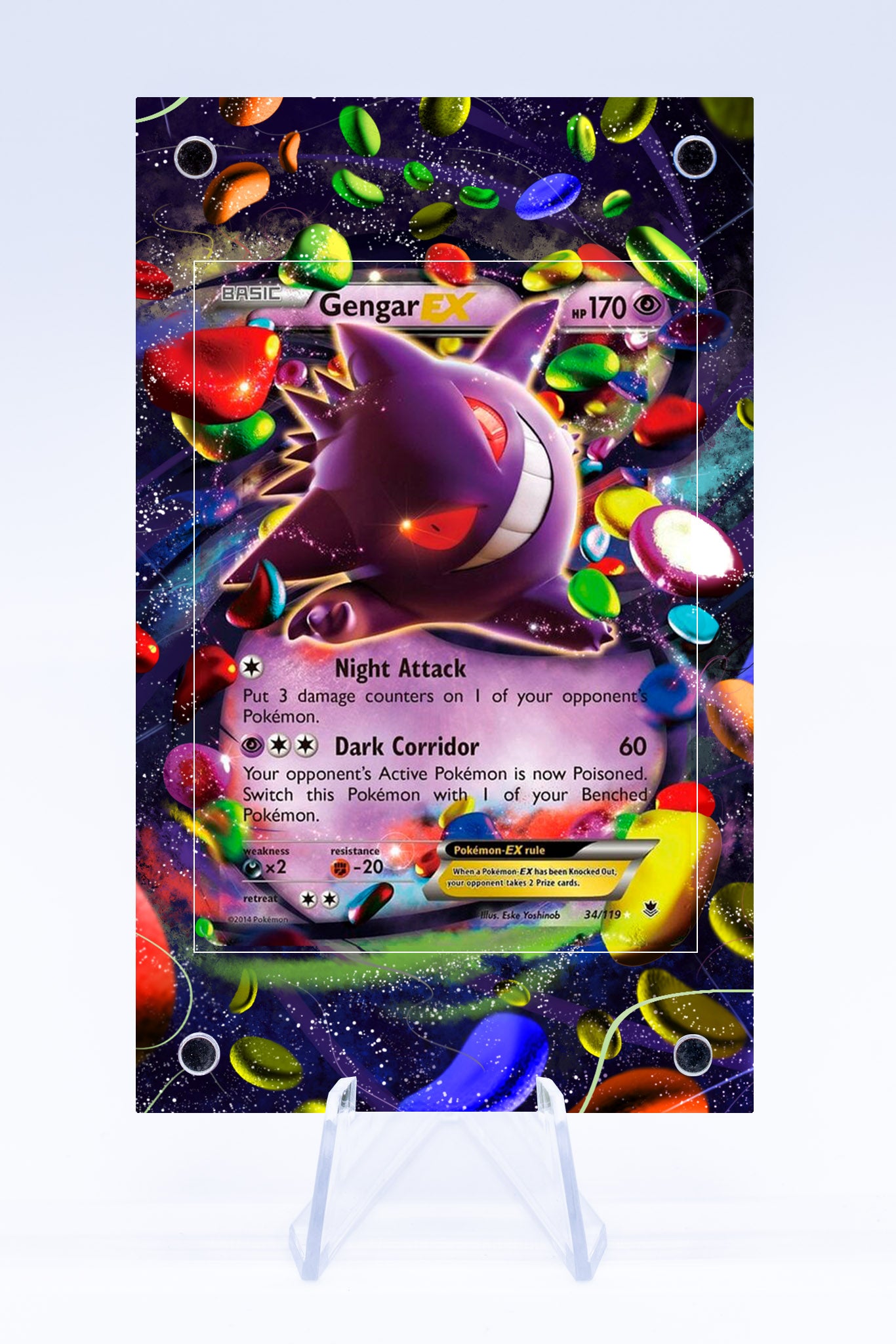 Gengar EX 34 119 Case | Art Guard (Ungraded) Gengar EX 34 119 Case | Art Guard (Ungraded)