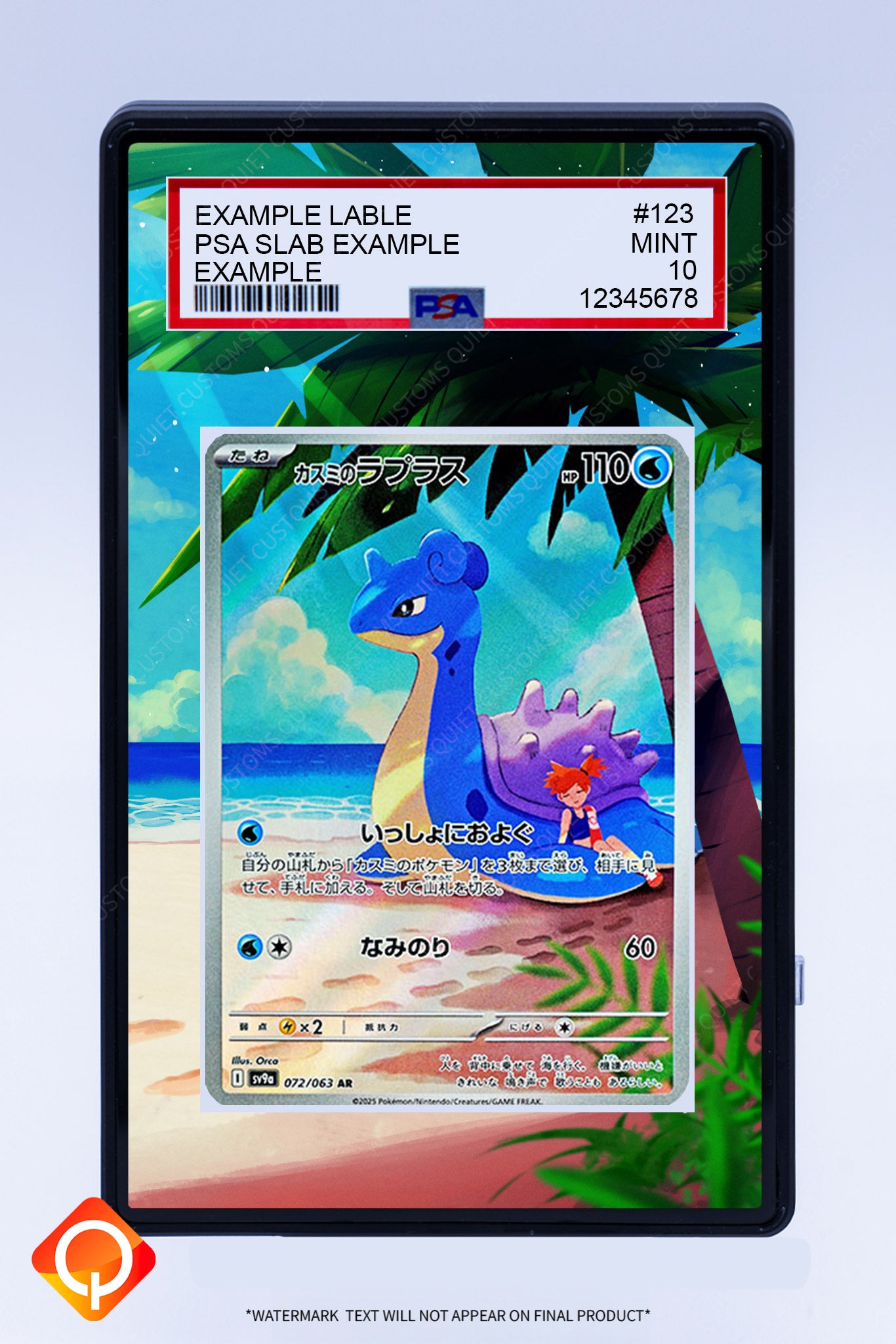 Mistys Lapras (Graded) Case