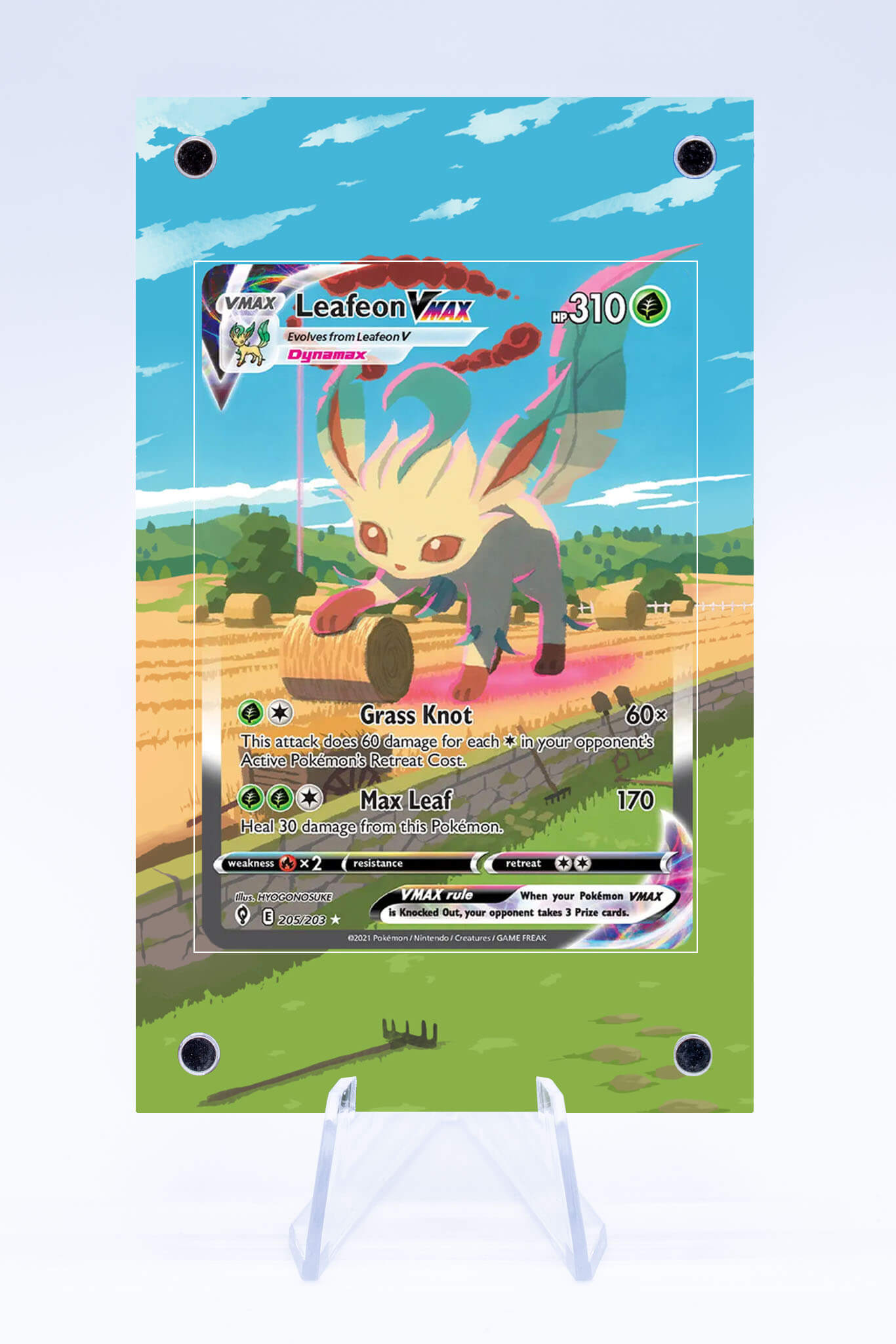 Leafeon VMAX 205 203 Case | Evolving Skies | Art Guard (Ungraded) Leafeon VMAX 205 203 Case | Evolving Skies | Art Guard (Ungraded)
