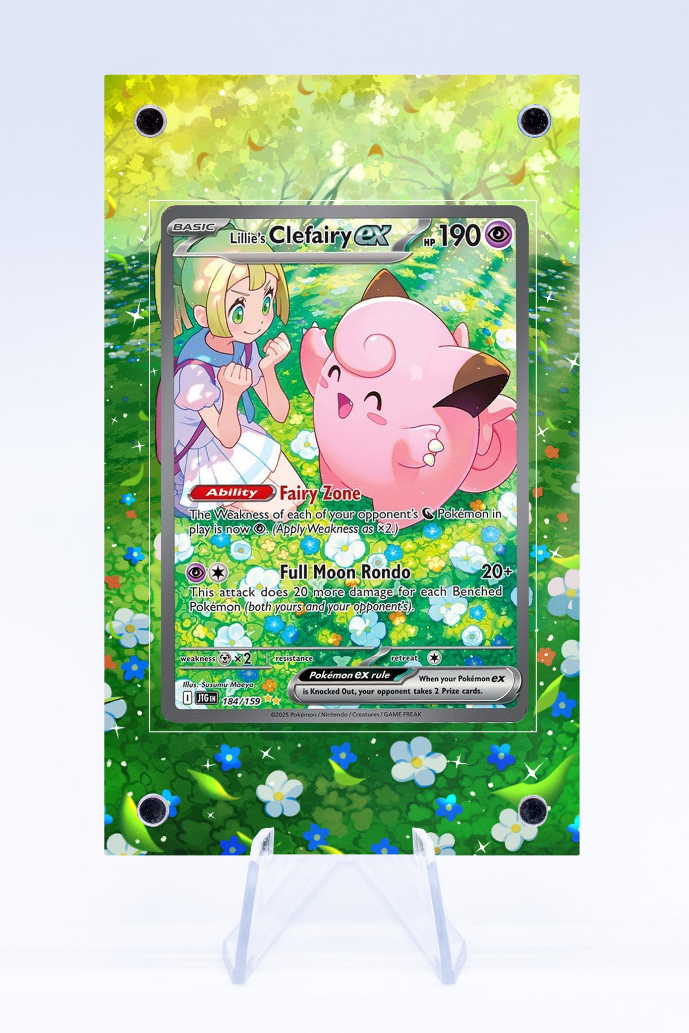 Lillie's Clefairy EX 184 159 Case | Art Guard (Ungraded)