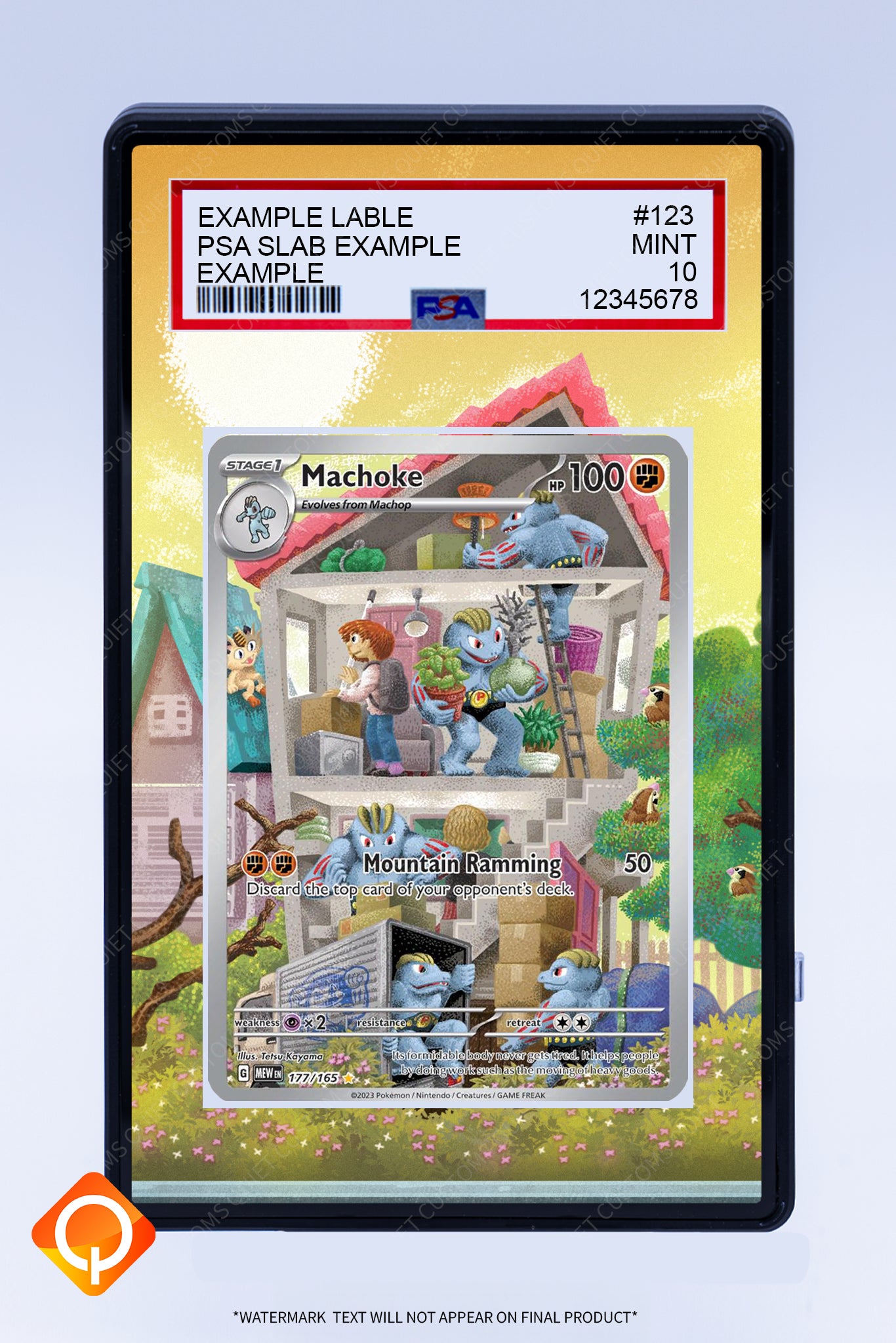 Machoke 177 165 (Graded) Case