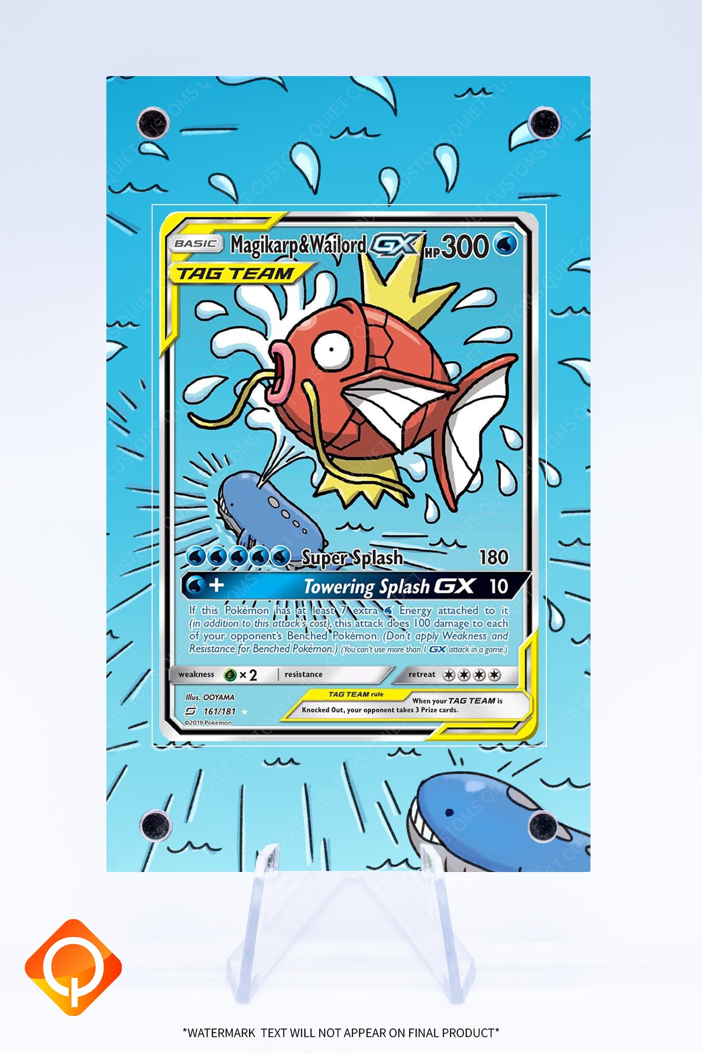 Magikarp and Wailord GX 161 181 Case | Art Guard (Ungraded)