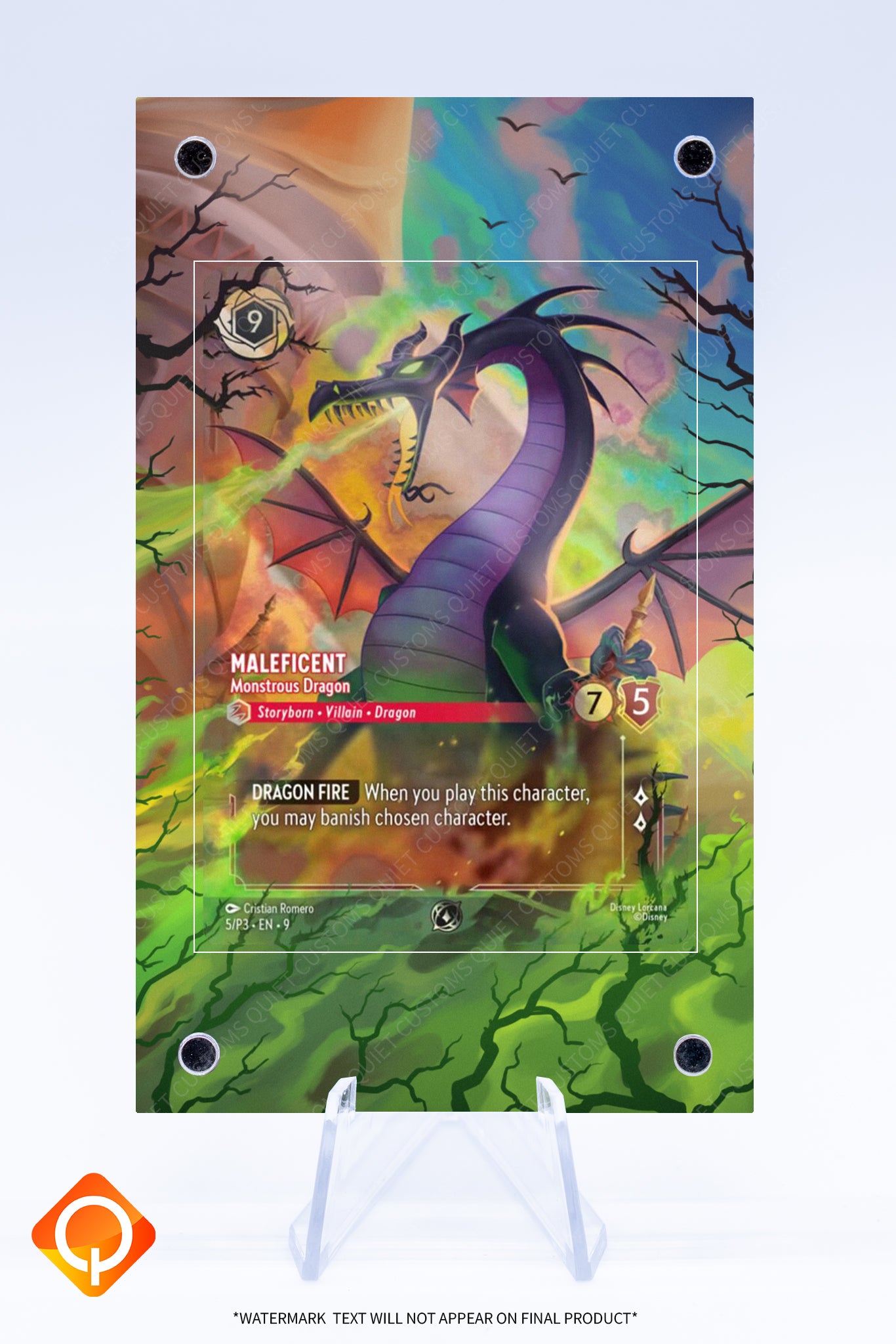 maleficent lorcana card CGC 10 Lorcana Shimmering Skies Common Maleficent Vengeful Sorceress F –  Martins Collectables main image 1