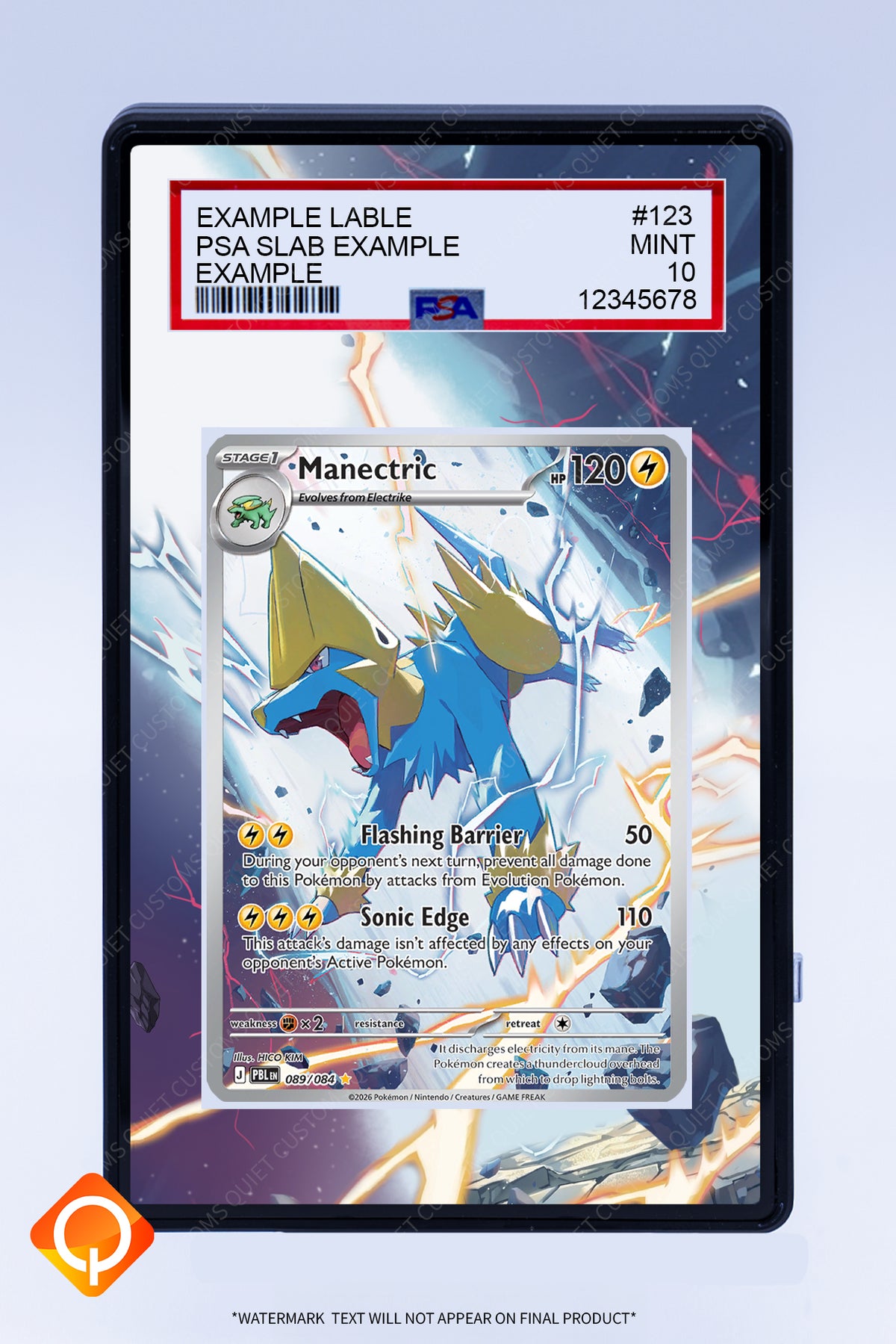 Manectric 089 084 (Graded) Case
