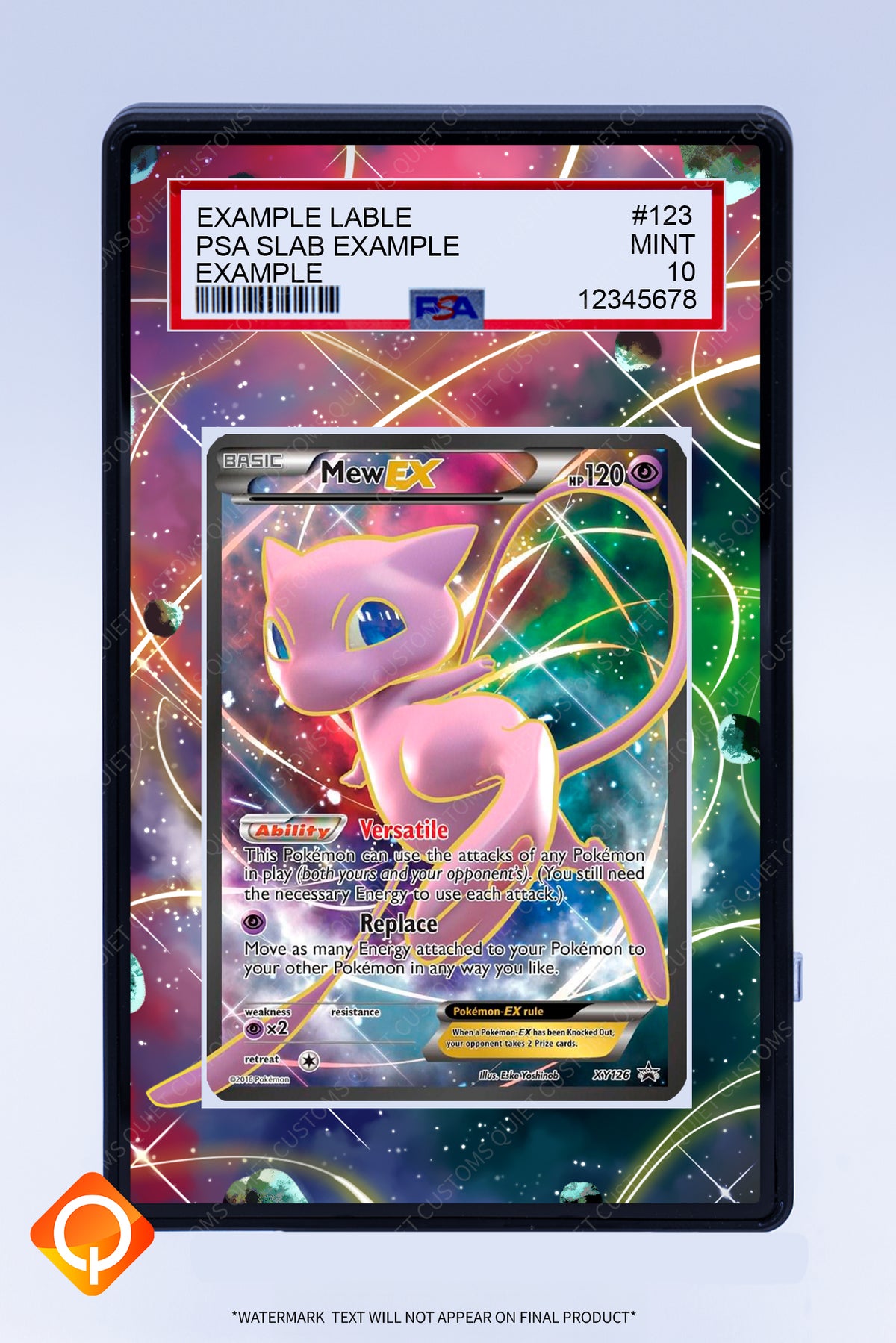 Mew EX XY126 Promo (Graded) Case